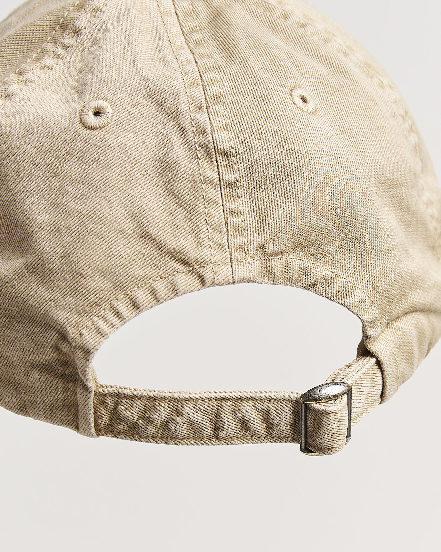 Hombres | Sombreros y gorras | Auralee | Garment Dyed Finx Baseball Cap Light Beige