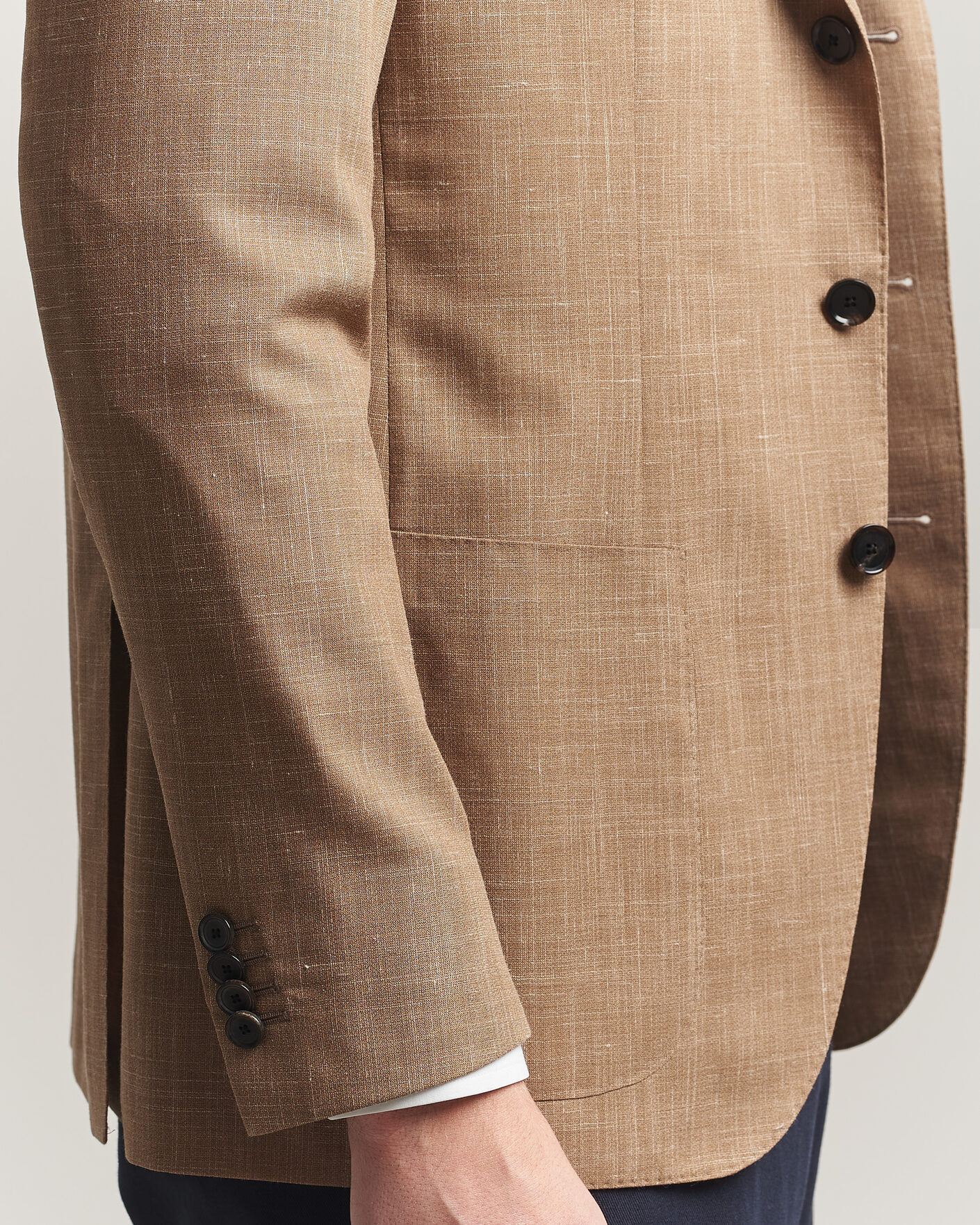 Hombres | Blazers | Caruso | Aida Wool/Silk Blazer Brown