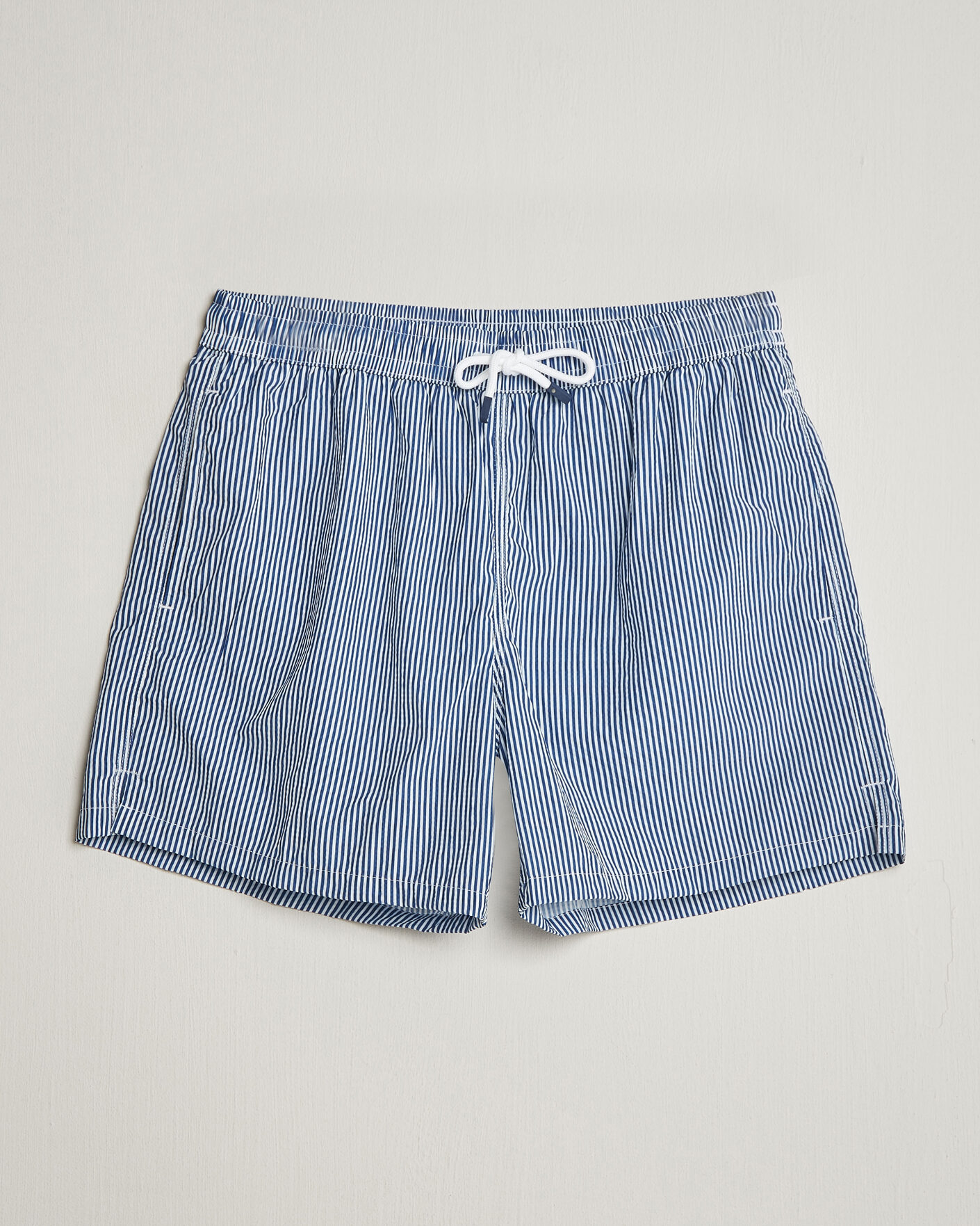 Hombres | Bañadores | Fedeli | Madeira Swim Trunk Blue Stripes