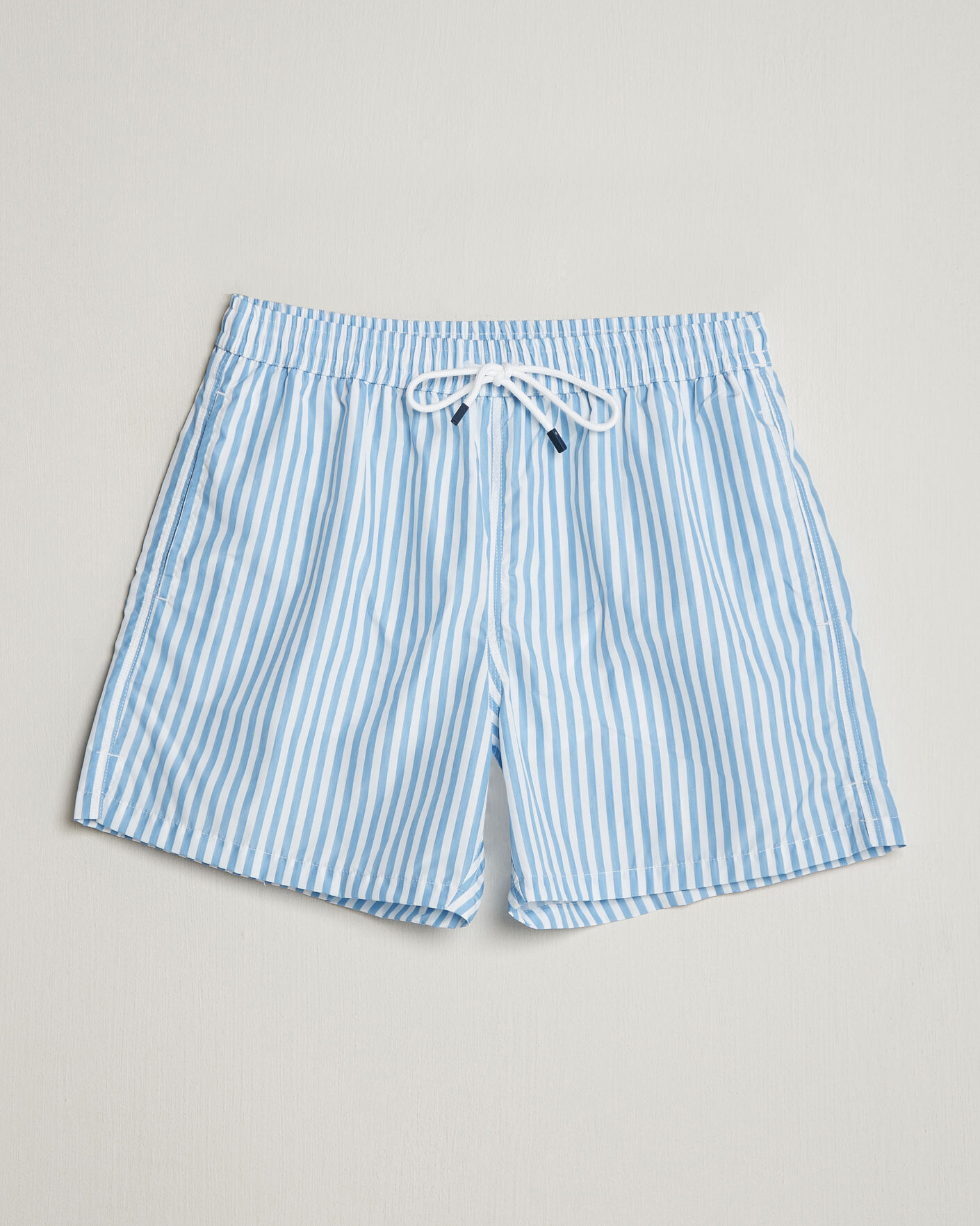 Hombres | Bañadores | Fedeli | Madeira Swim Trunk Wide Blue Stripes