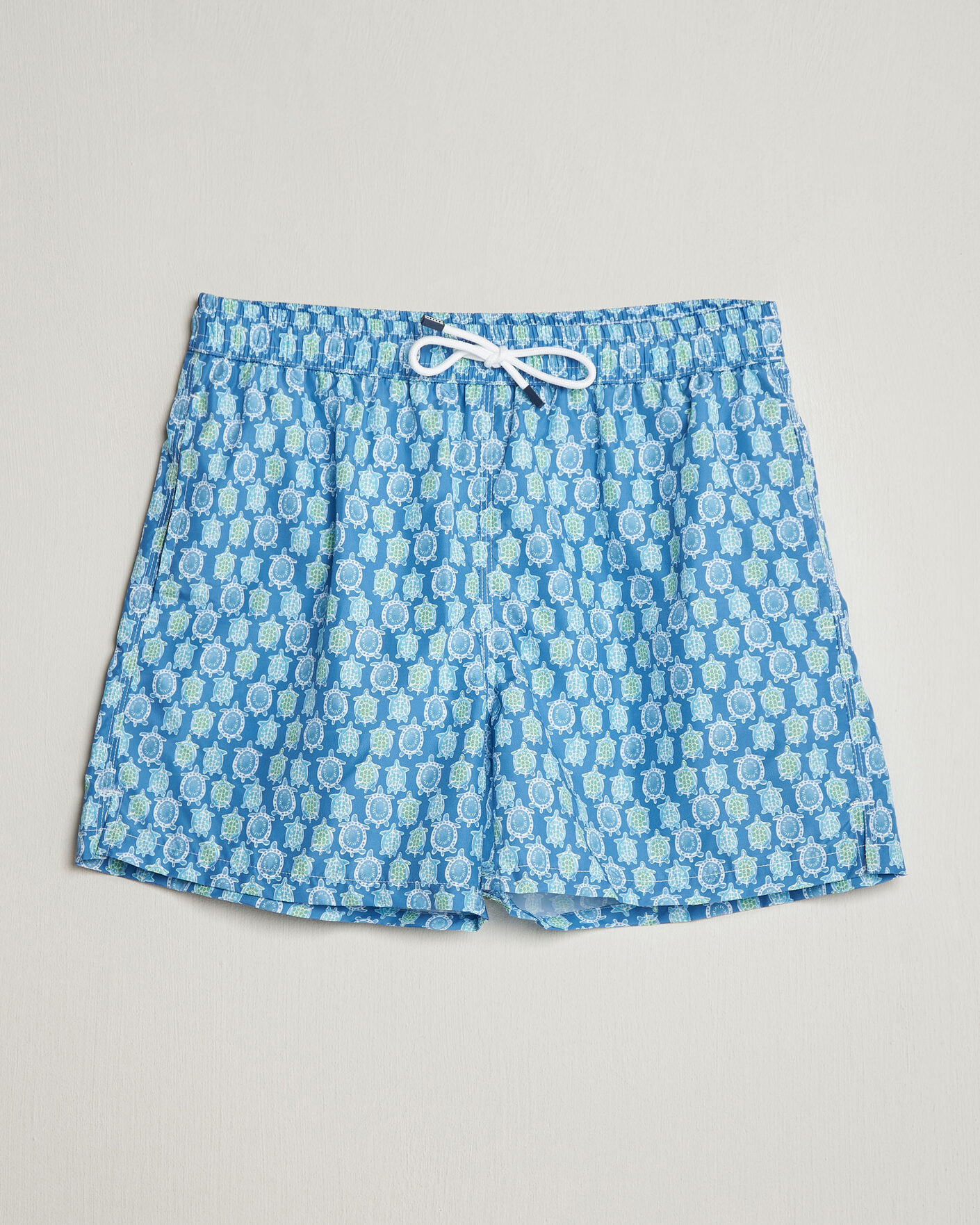 Hombres | Bañadores | Fedeli | Madeira Swim Trunk Blue Turtles
