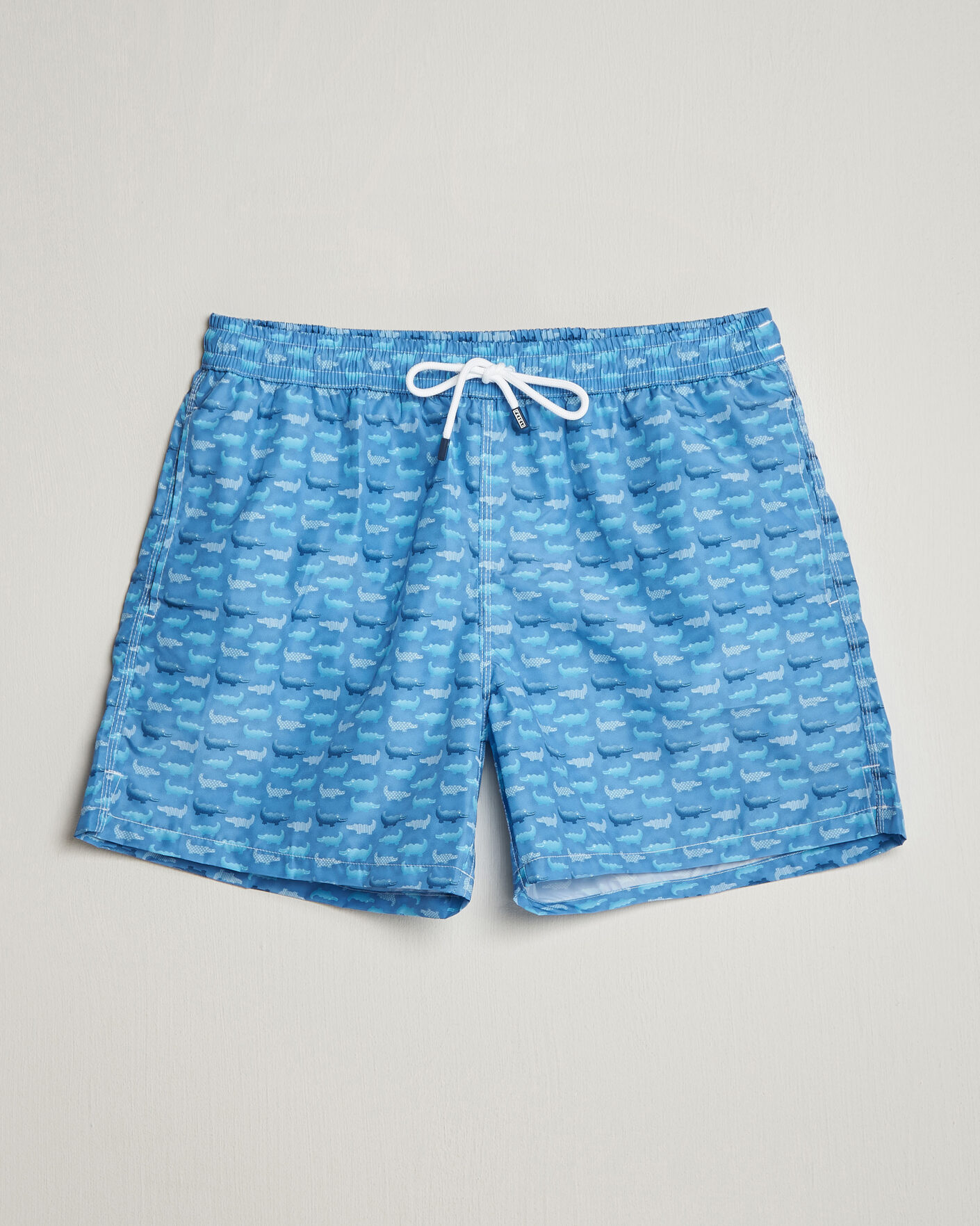 Hombres | Bañadores | Fedeli | Madeira Swim Trunk Blue Crocs