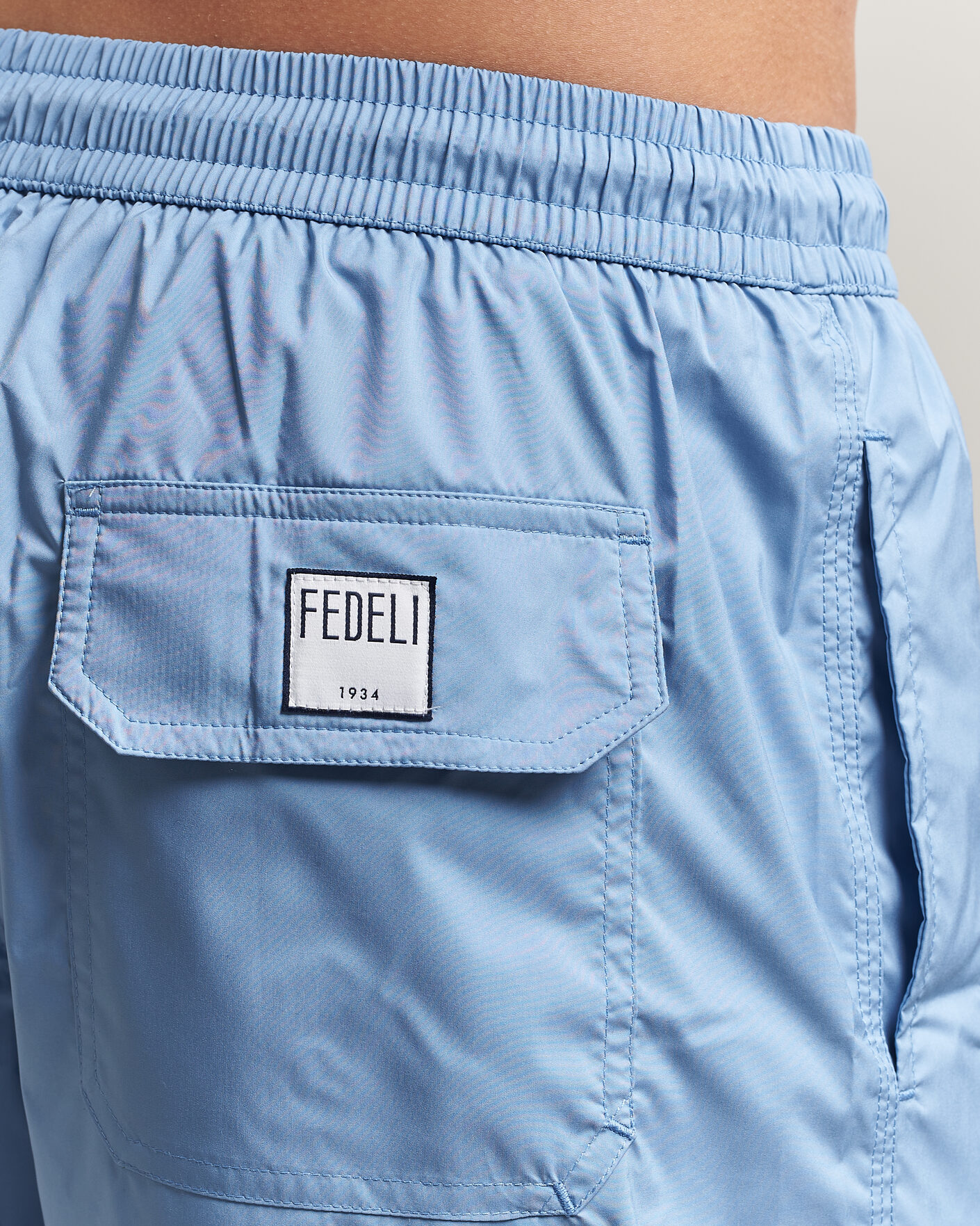 Hombres | Bañadores | Fedeli | Madeira Swim Trunk Light Blue