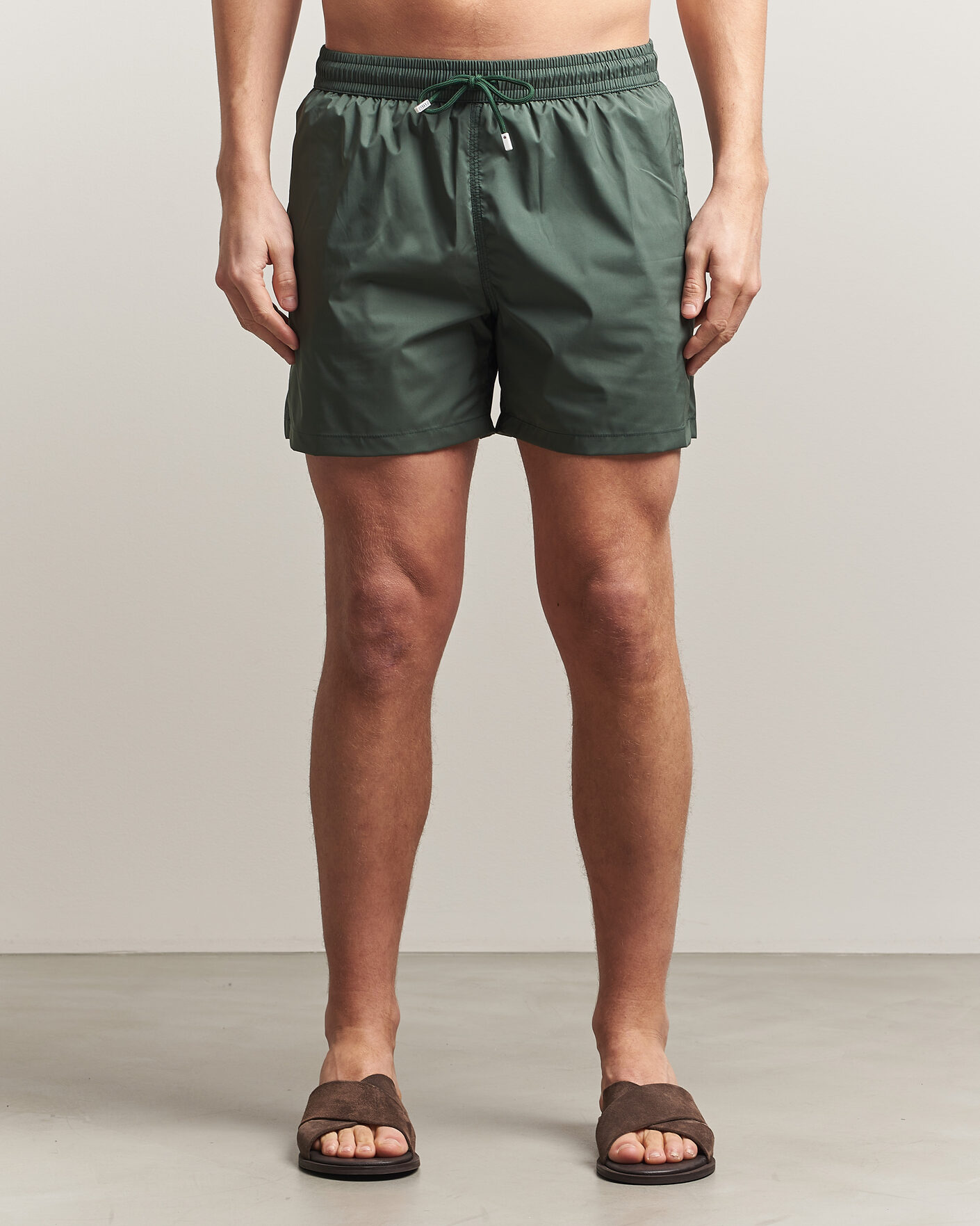 Hombres | Bañadores | Fedeli | Madeira Swim Trunk Dark Green