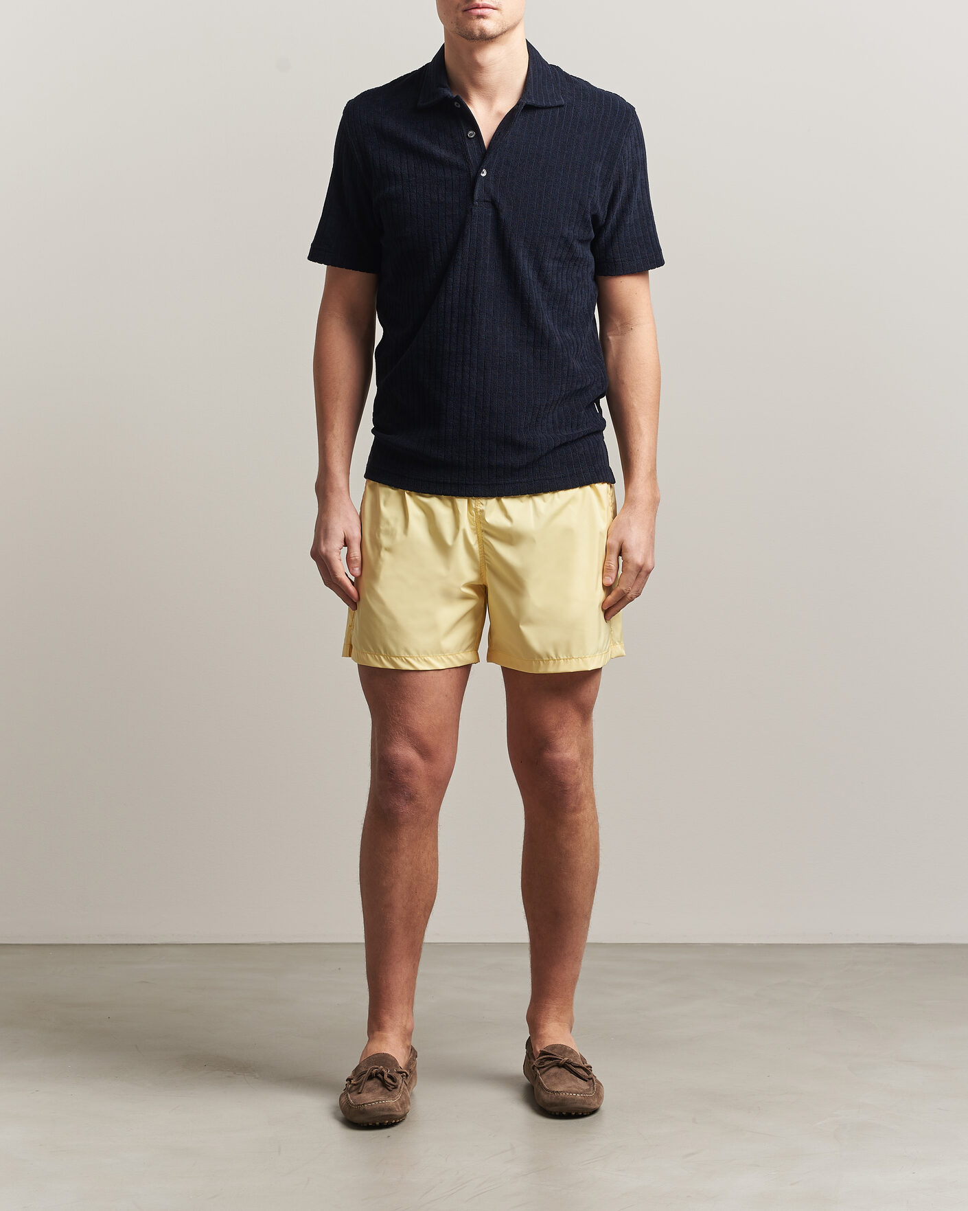 Hombres | Bañadores | Fedeli | Madeira Swim Trunk Yellow