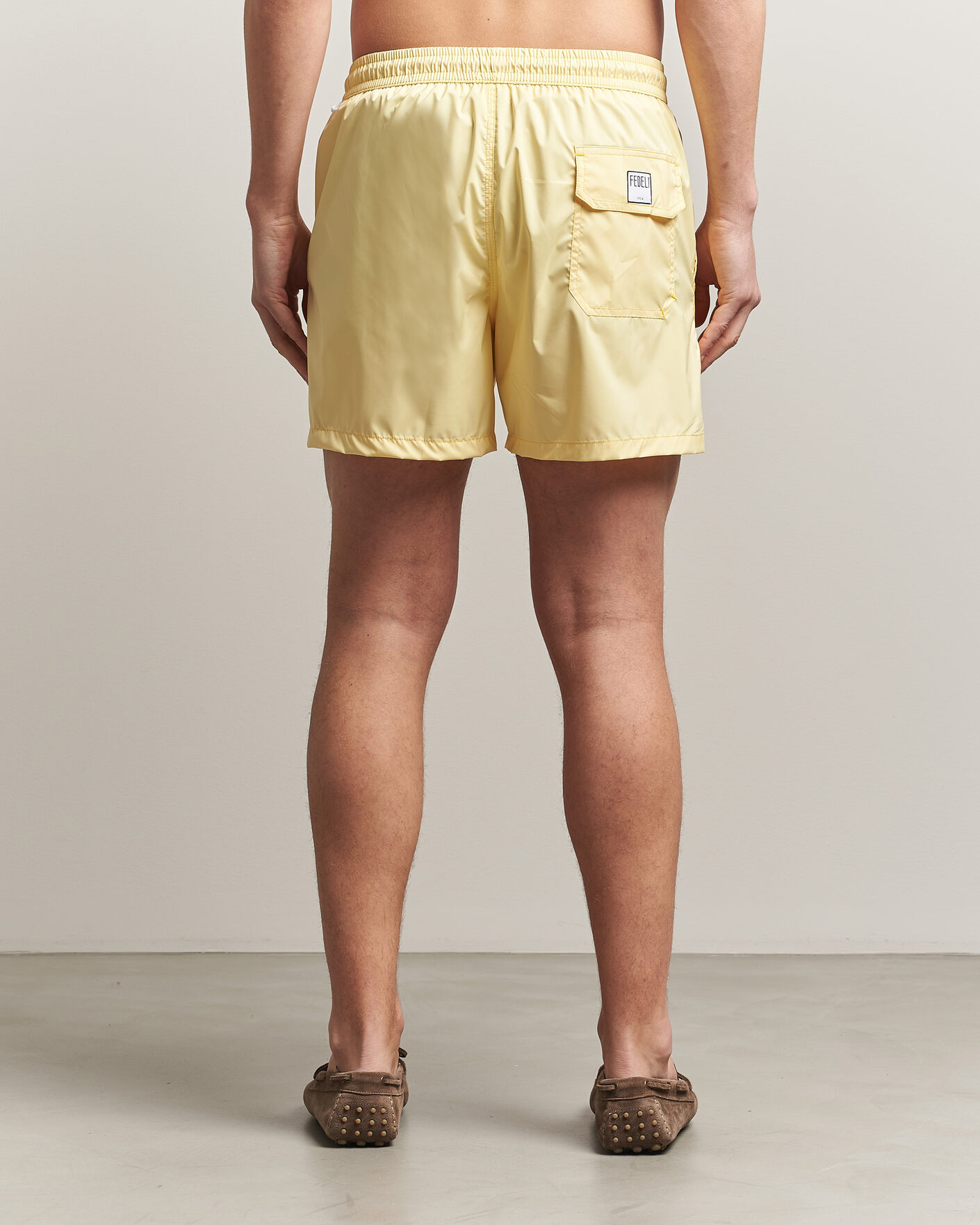 Hombres | Bañadores | Fedeli | Madeira Swim Trunk Yellow