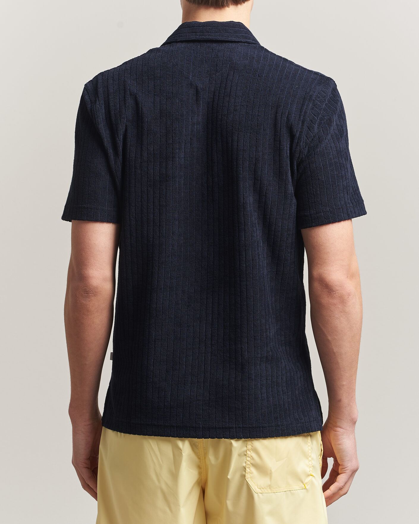 Hombres | Polos | Fedeli | Rib Terry Polo Navy