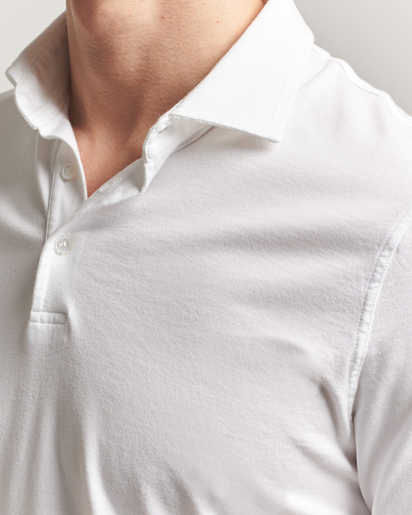 Hombres | Polos | Fedeli | Zero Organic Cotton Polo White