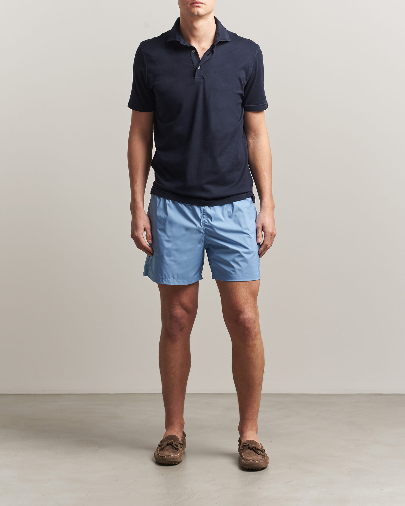 Hombres | Polos | Fedeli | Zero Organic Cotton Polo Navy