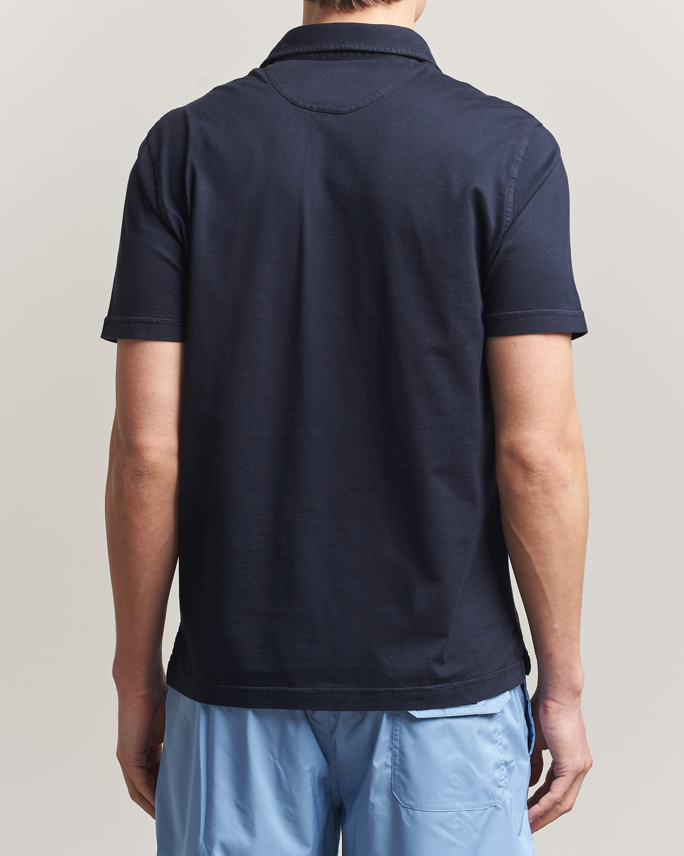Hombres | Polos | Fedeli | Zero Organic Cotton Polo Navy