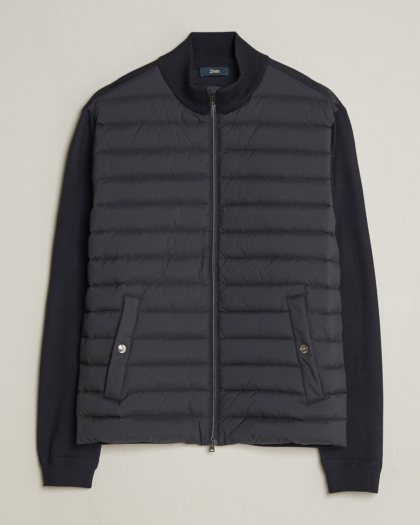 Hombres | Abrigos y chaquetas | Herno | Luxury Hybrid Jacket Navy