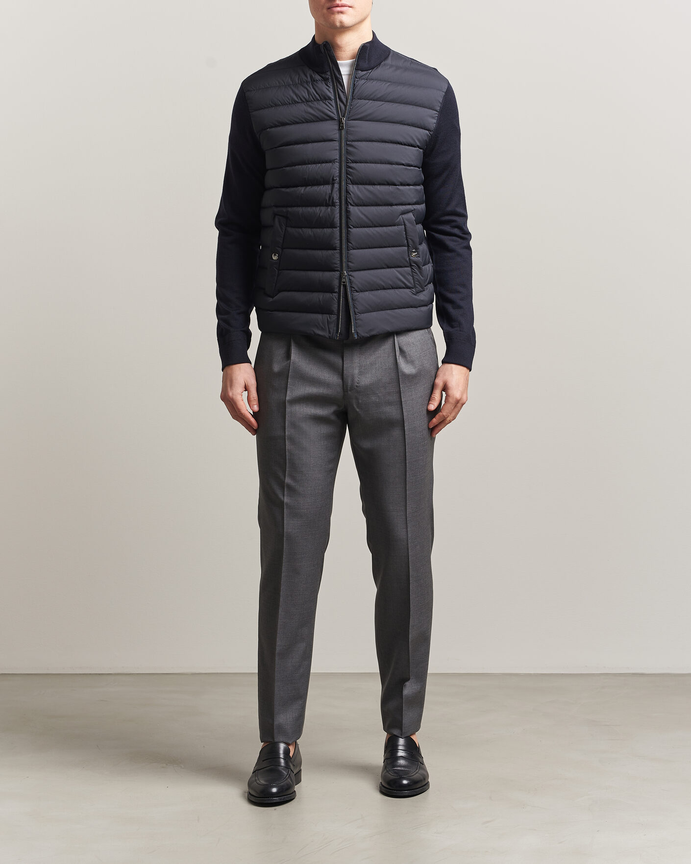 Hombres | Abrigos y chaquetas | Herno | Luxury Hybrid Jacket Navy