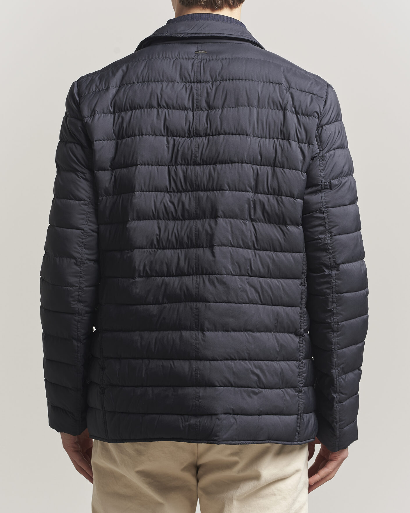 Hombres | Abrigos y chaquetas | Herno | Nuage Matt Nylon Blazer Navy