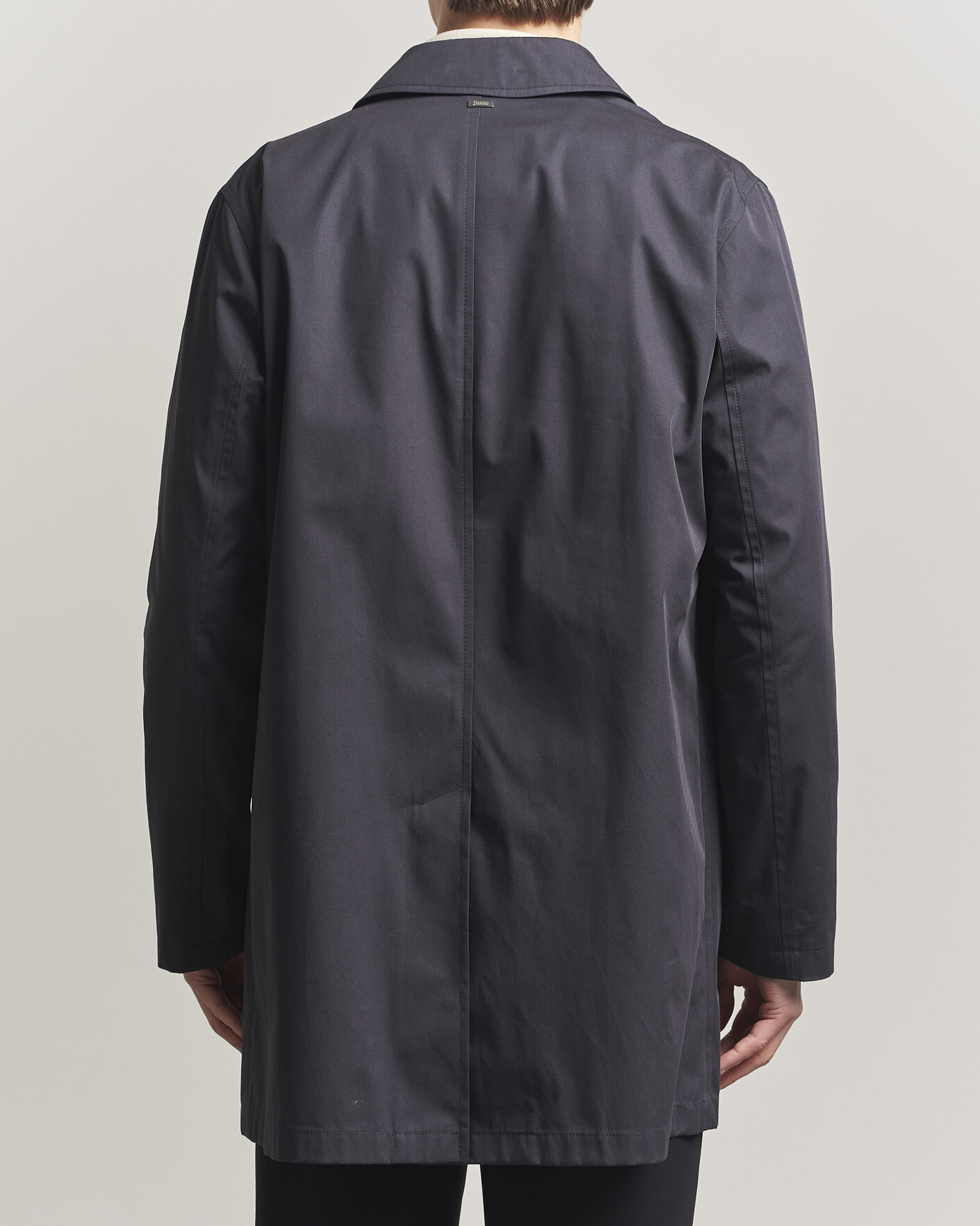 Hombres | Abrigos y chaquetas | Herno | Cotton Car Coat Navy
