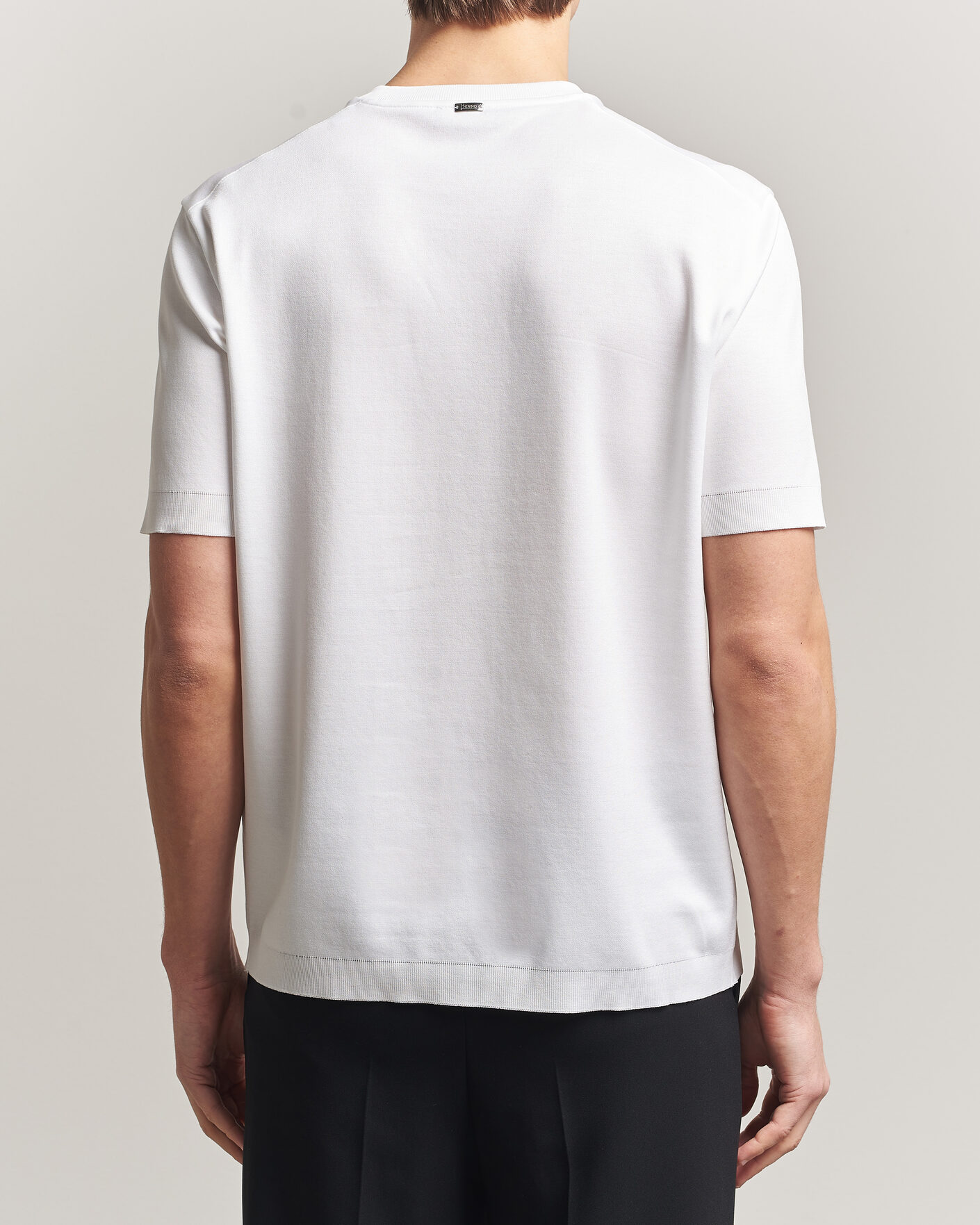 Hombres | Camisetas | Herno | Micro Piquet T-Shirt White
