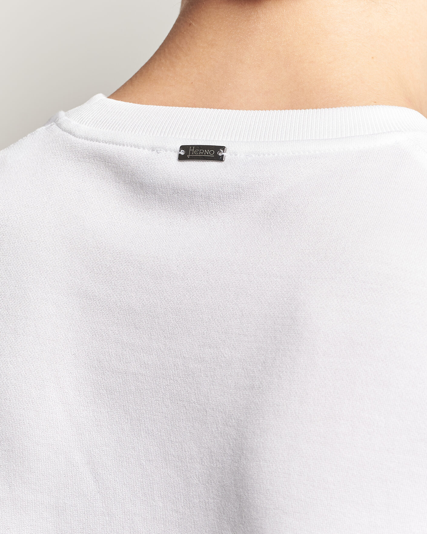 Hombres | Camisetas | Herno | Micro Piquet T-Shirt White