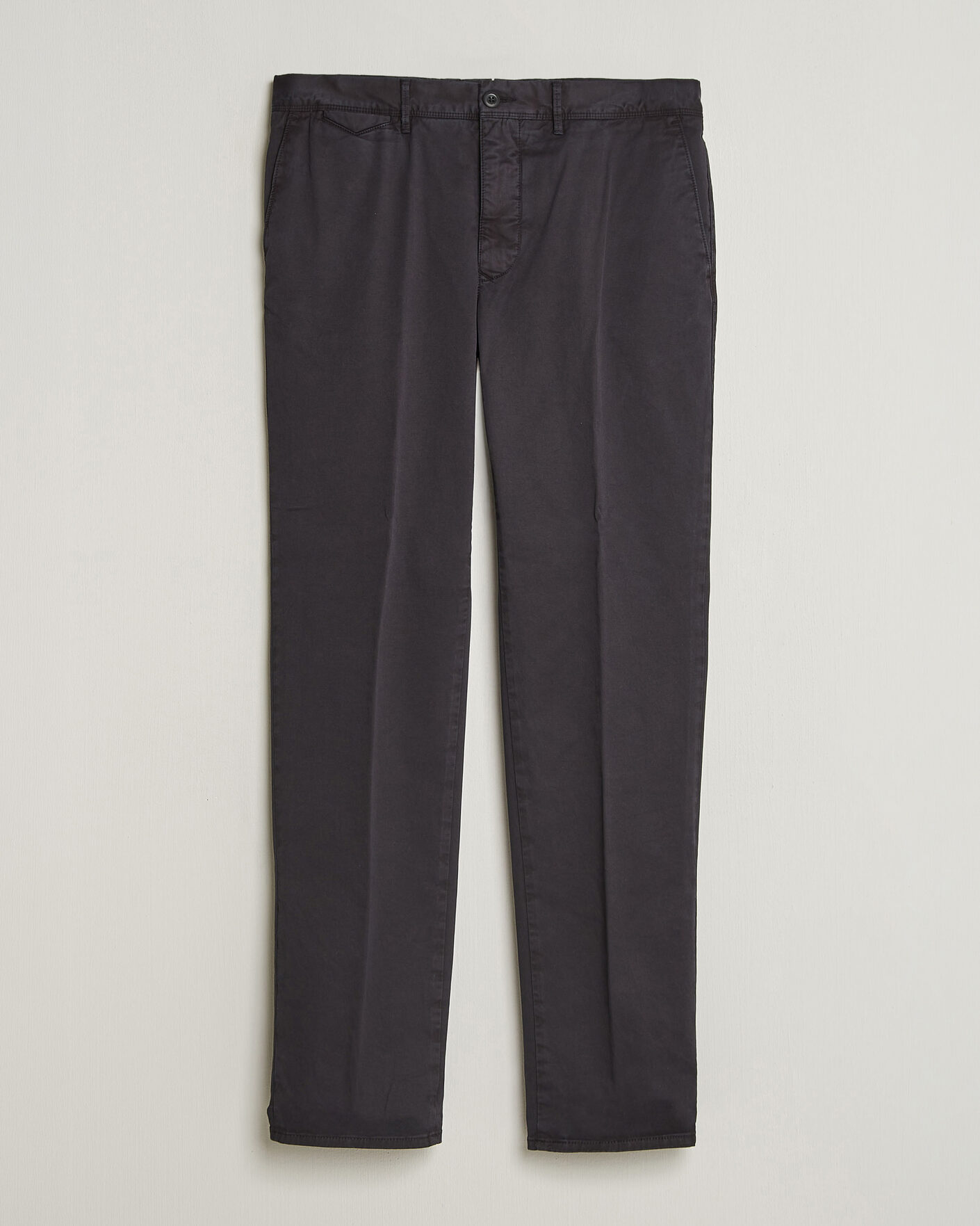 Hombres | Pantalones | Incotex | Regular Fit Garment Dyed Slacks Navy