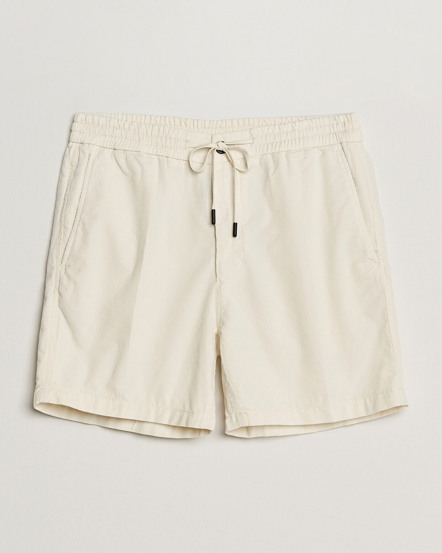 Hombres | Pantalones cortos | Incotex | Baby Corduroy Drawstring Shorts Off White