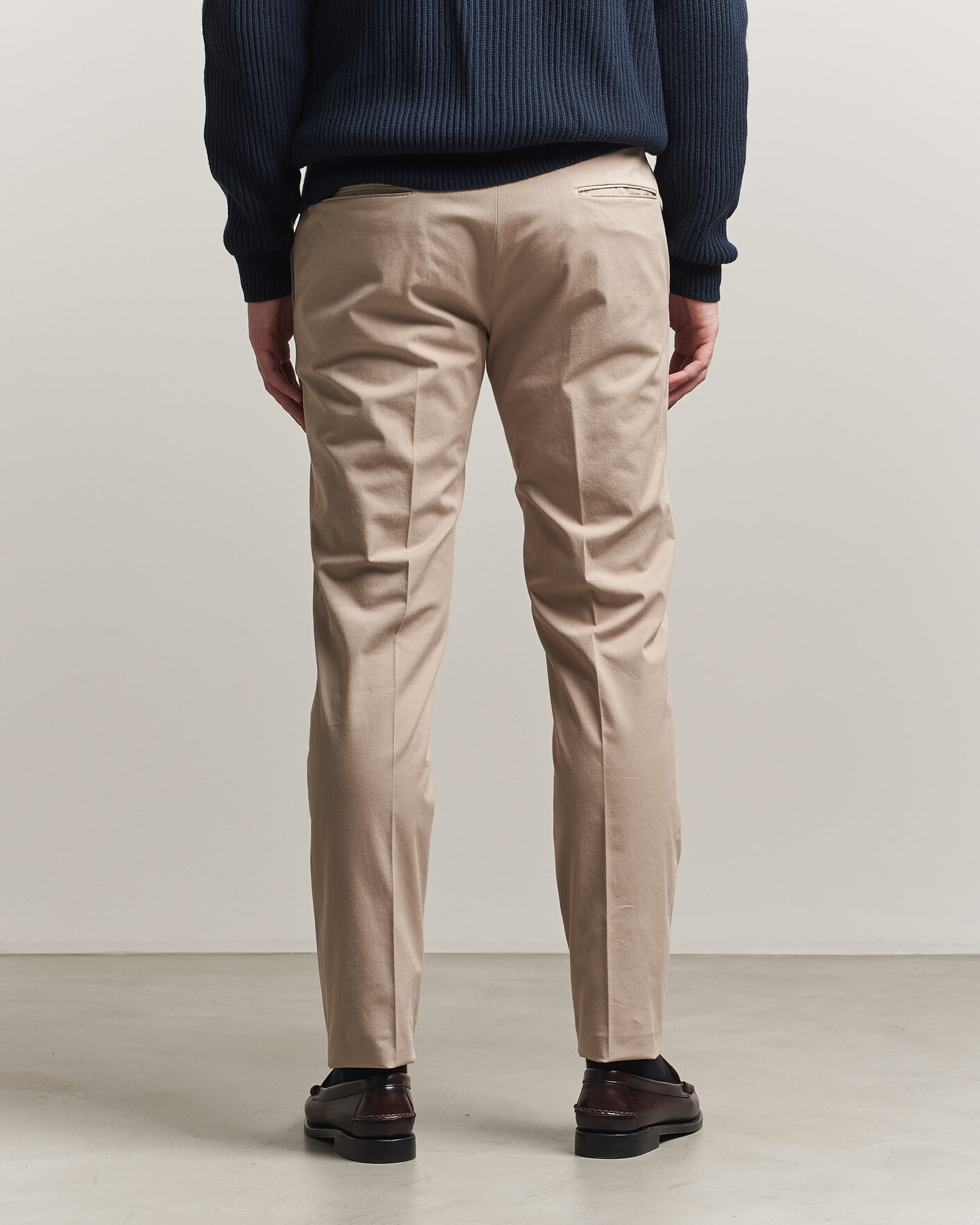 Hombres | Pantalones | Incotex | Slim Fit Comfort Chinos Sand