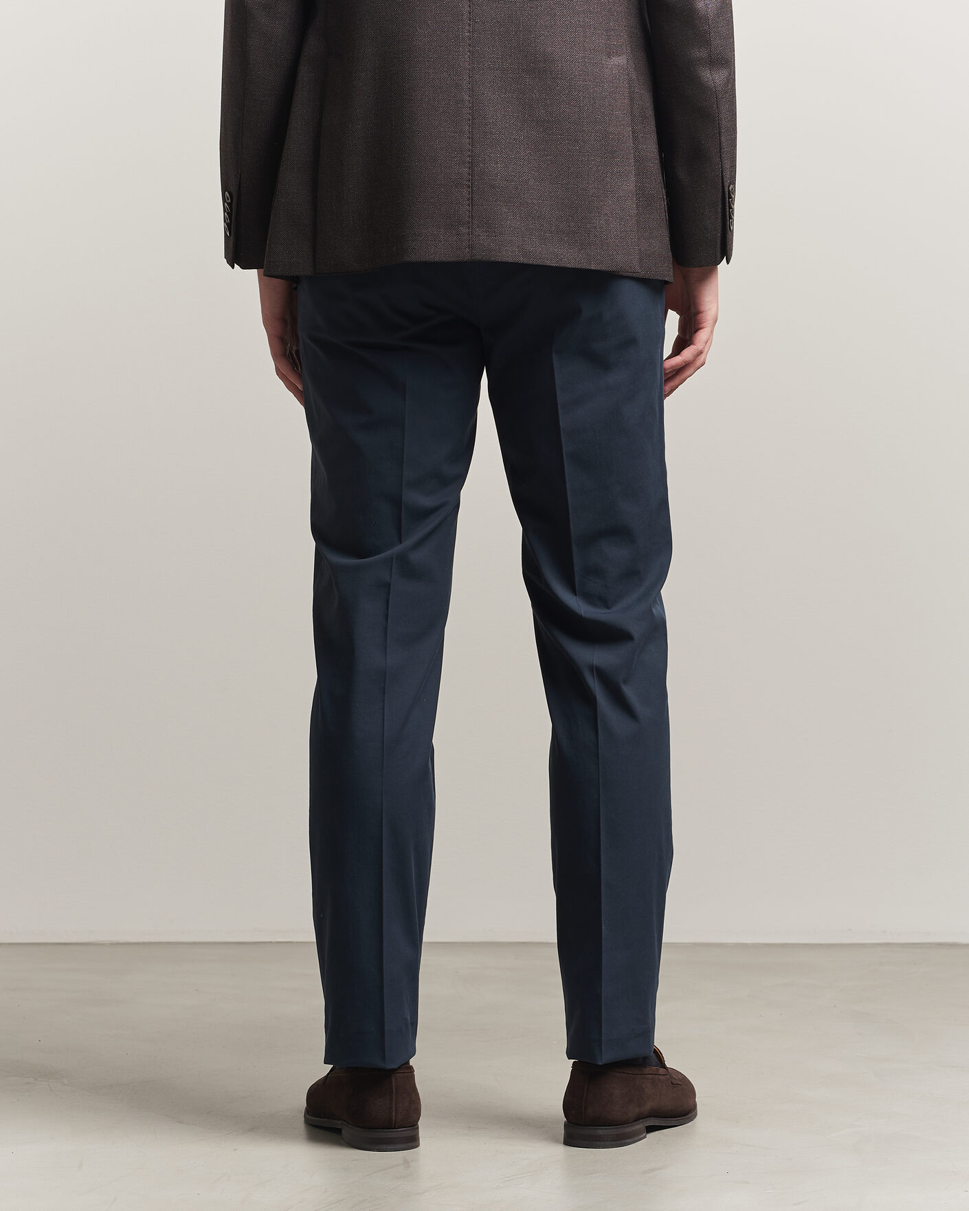 Hombres | Pantalones | Incotex | Regular Fit Comfort Chinos Navy