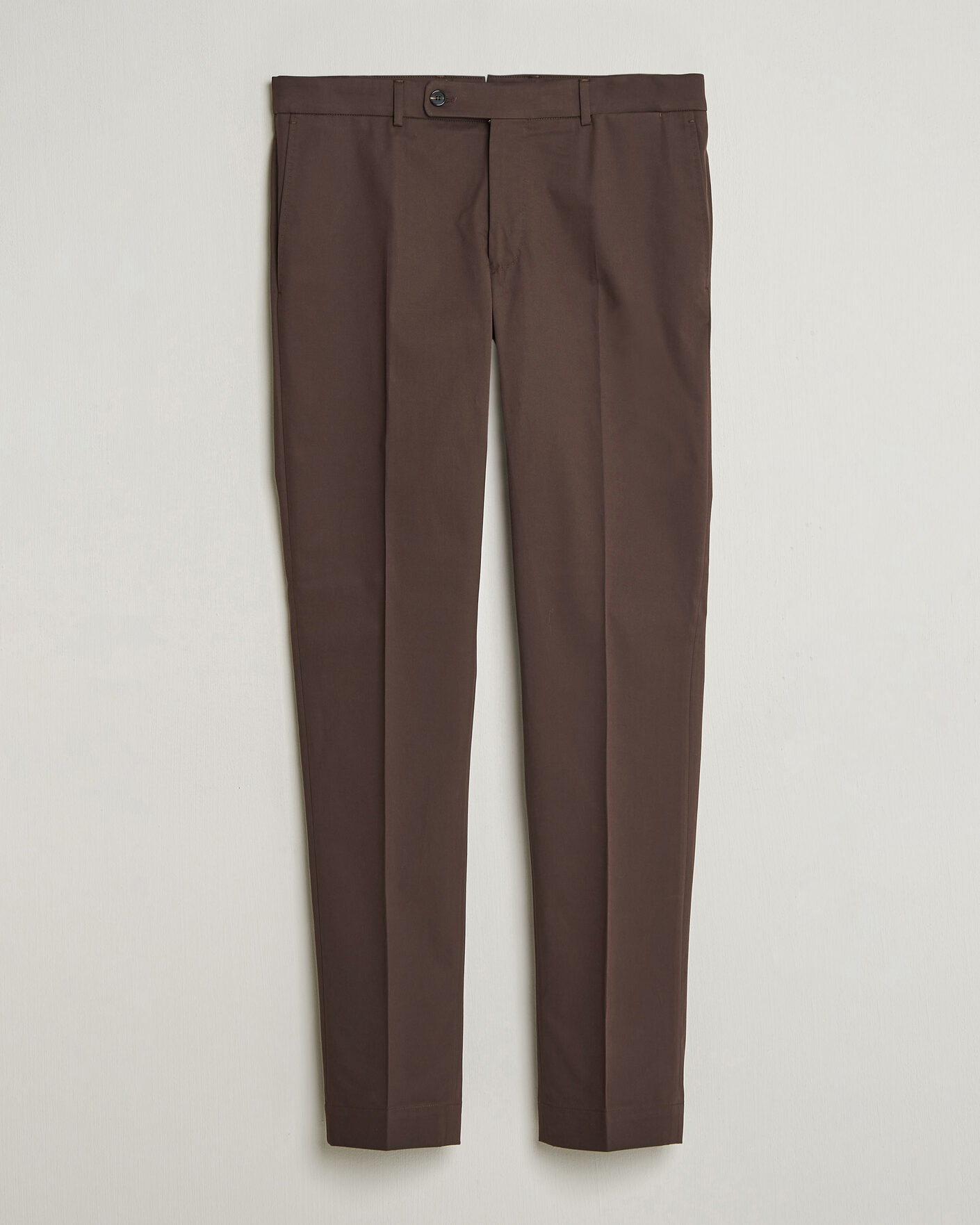Hombres | Pantalones | Incotex | Regular Fit Flexgab Cotton Chinos Dark Brown
