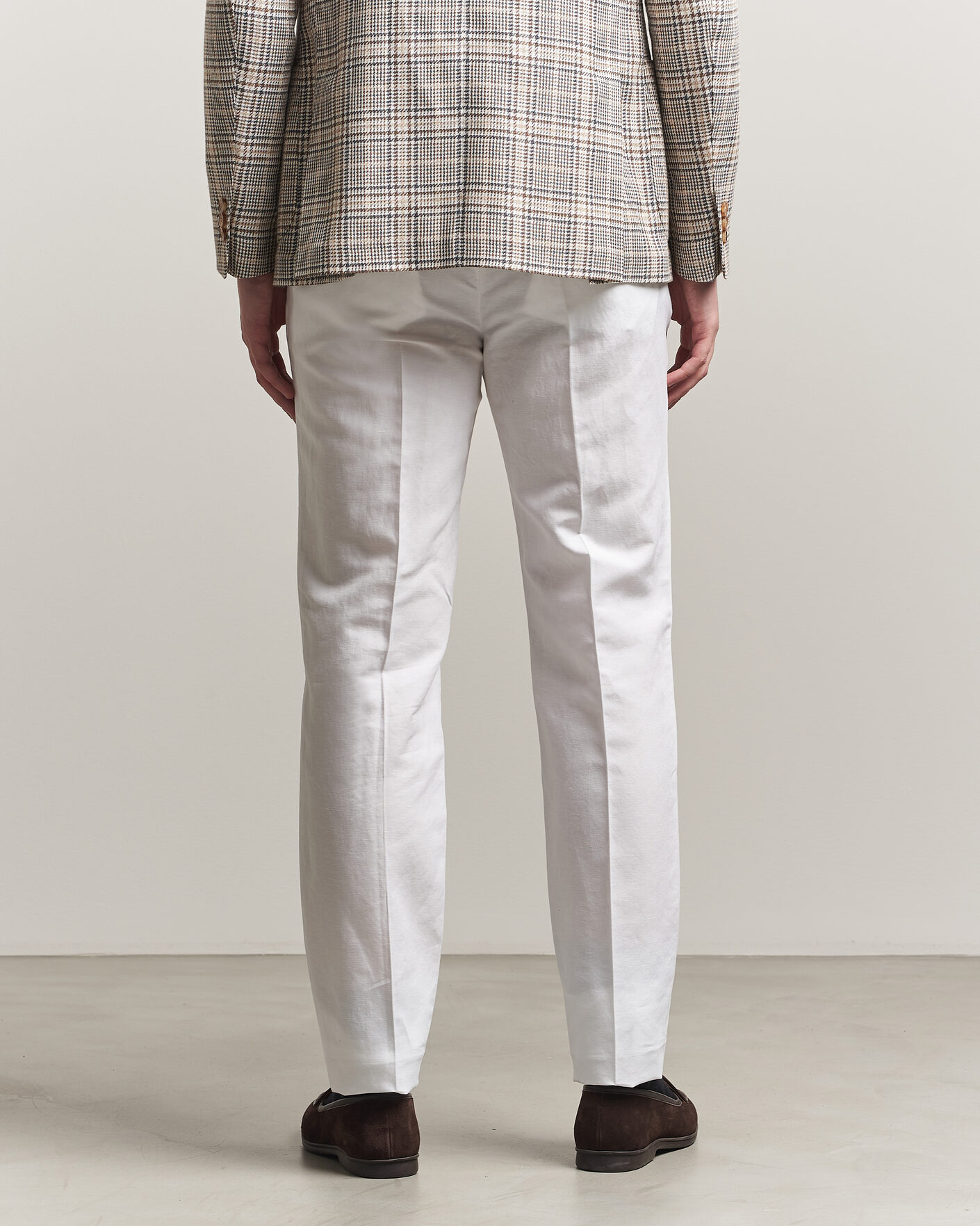 Hombres | Pantalones | Incotex | Regular Fit Chinolino Trousers White