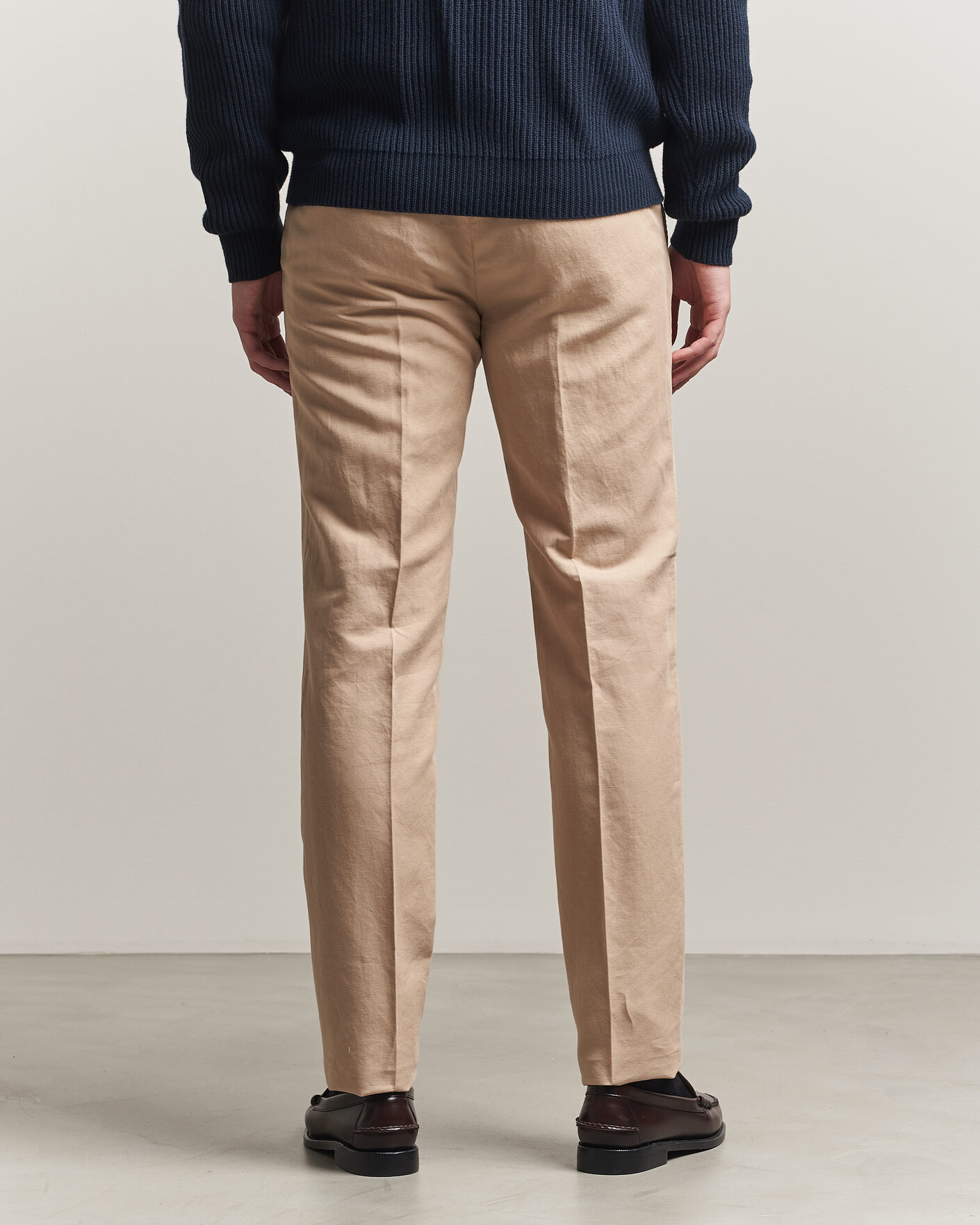 Hombres | Pantalones | Incotex | Regular Fit Chinolino Trousers Beige
