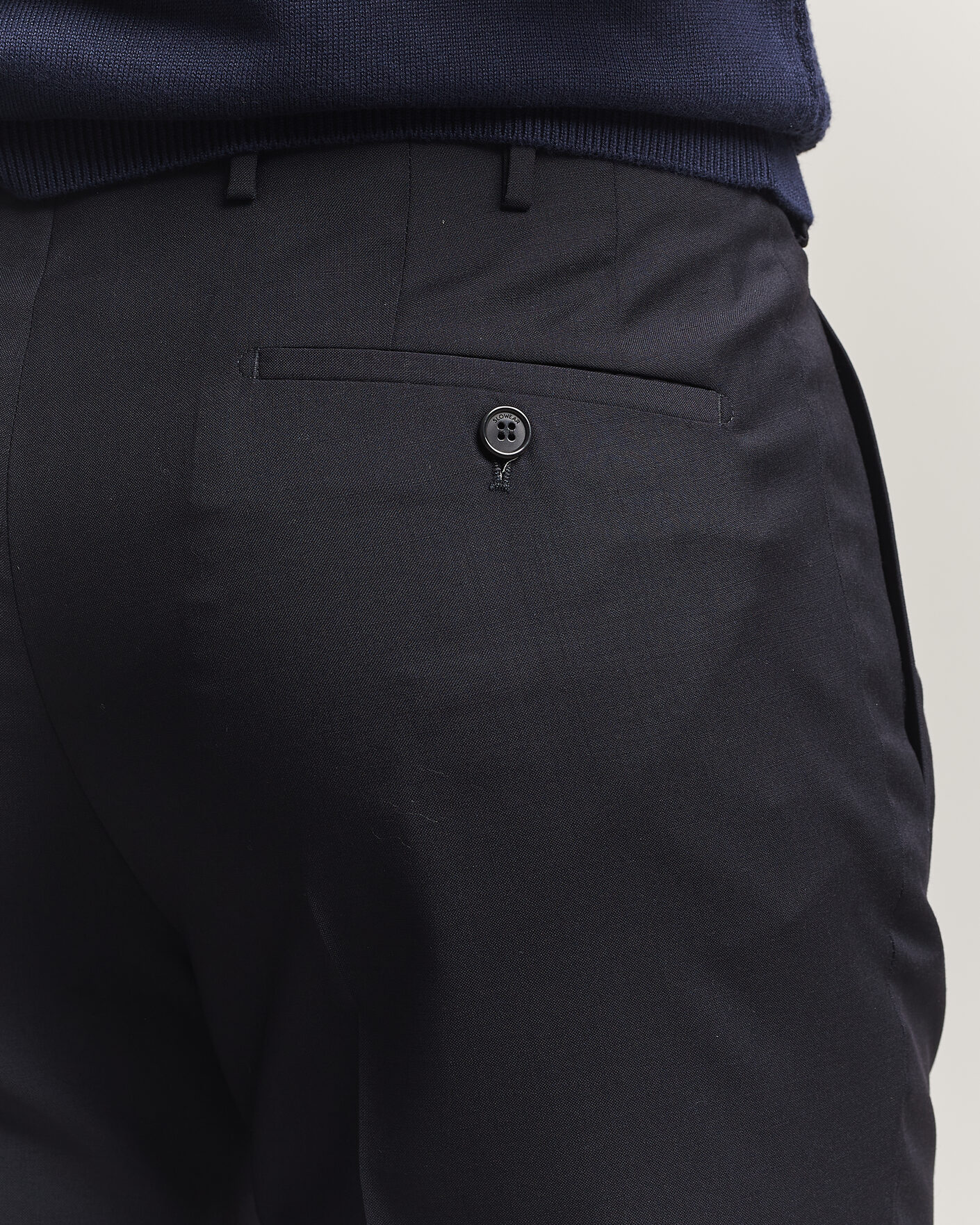 Hombres | Pantalones | Incotex | Regular Fit Super 100s Wool Pants Blue