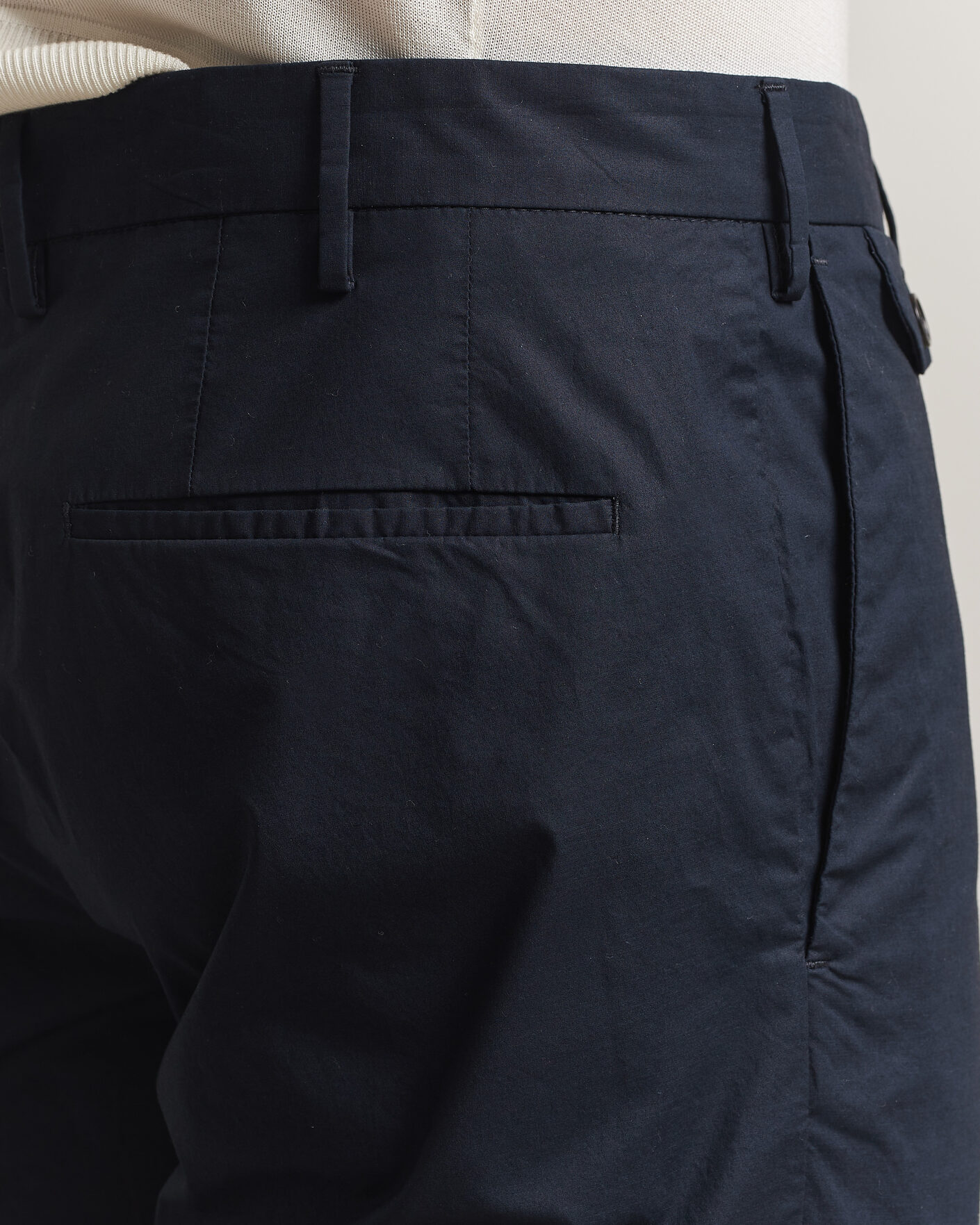 Hombres | Pantalones cortos | Incotex | Cotton Poplin Shorts Navy
