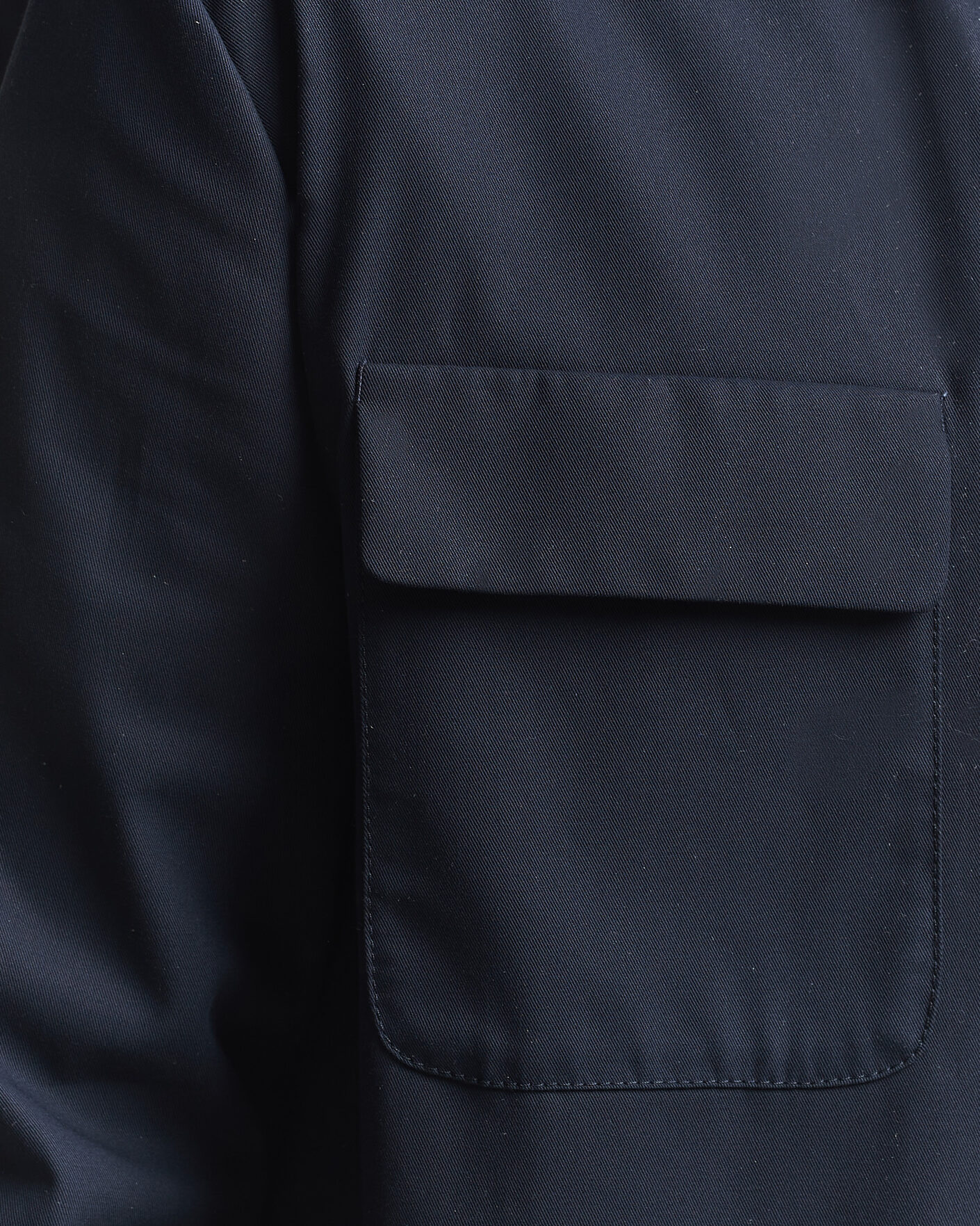 Hombres | Camisas | Incotex | Ice Cotton Twill Overshirt Navy