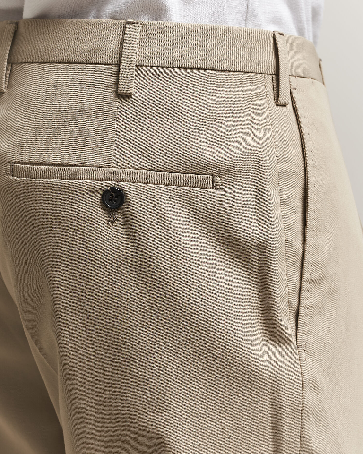 Hombres | Pantalones | Incotex | Ice Cotton Twill Pants Sand