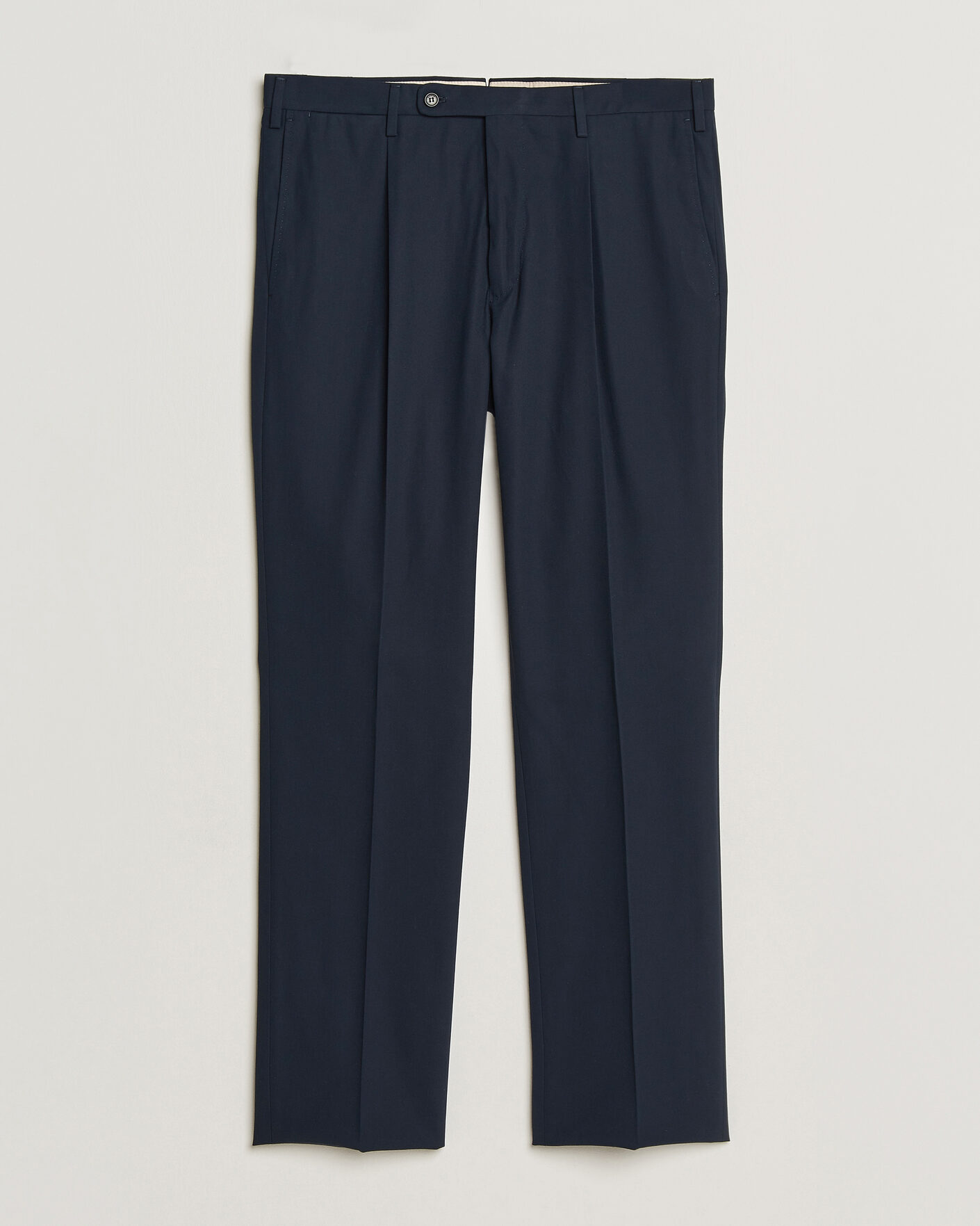 Hombres | Pantalones | Incotex | Ice Cotton Twill Pants Navy