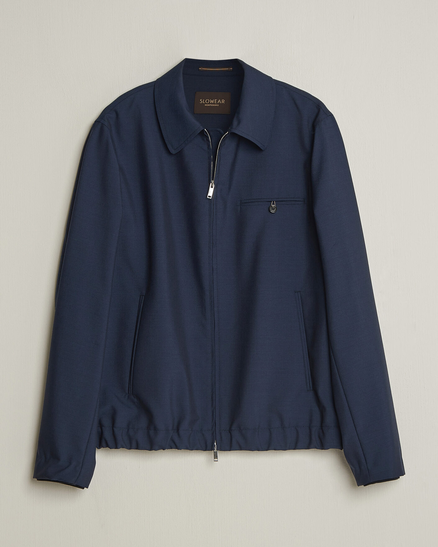 Hombres | Abrigos y chaquetas | Incotex | Primo Wool Shirt Jacket Navy