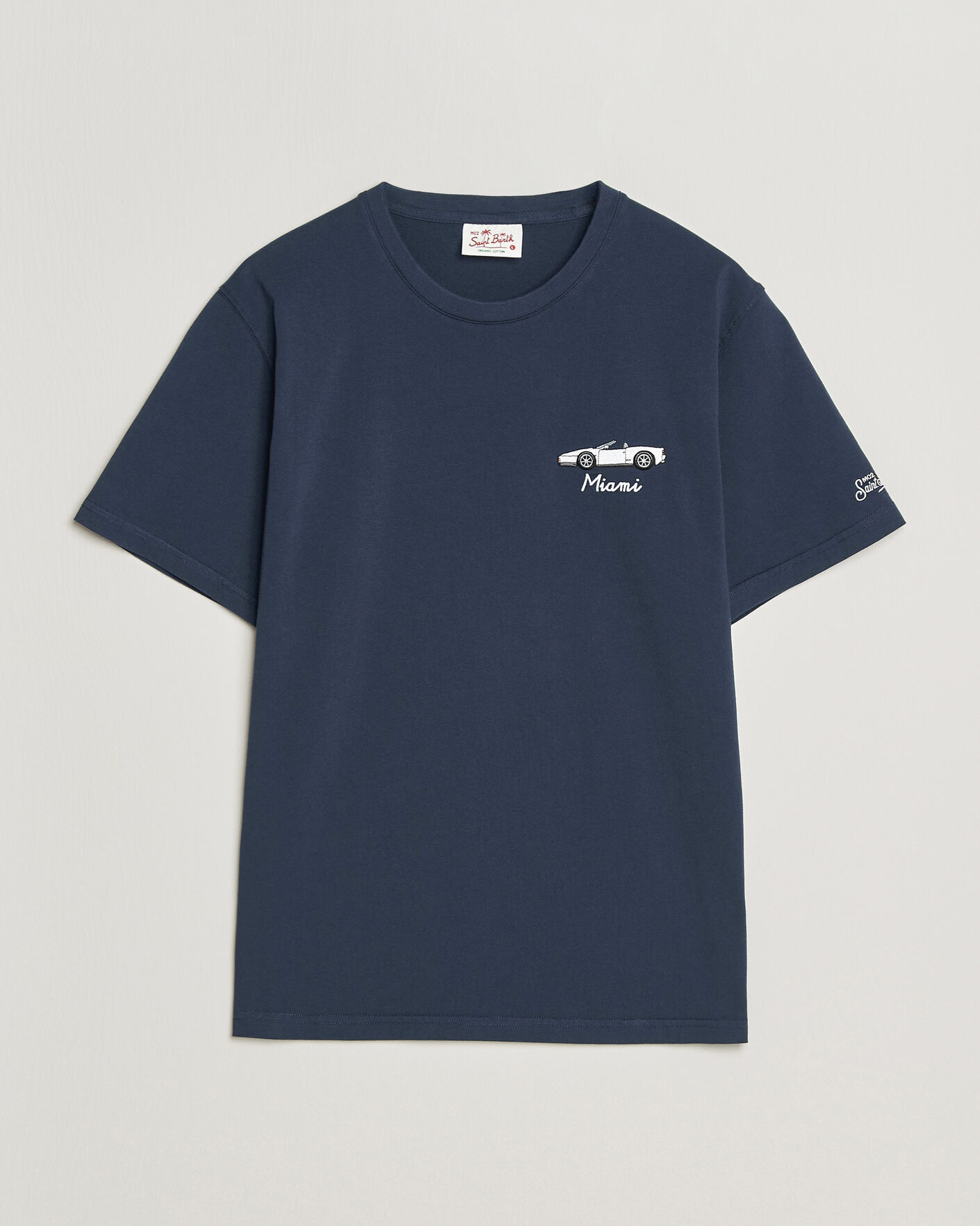 Hombres | Camisetas | MC2 Saint Barth | Printed Cotton T-Shirt Car Miami