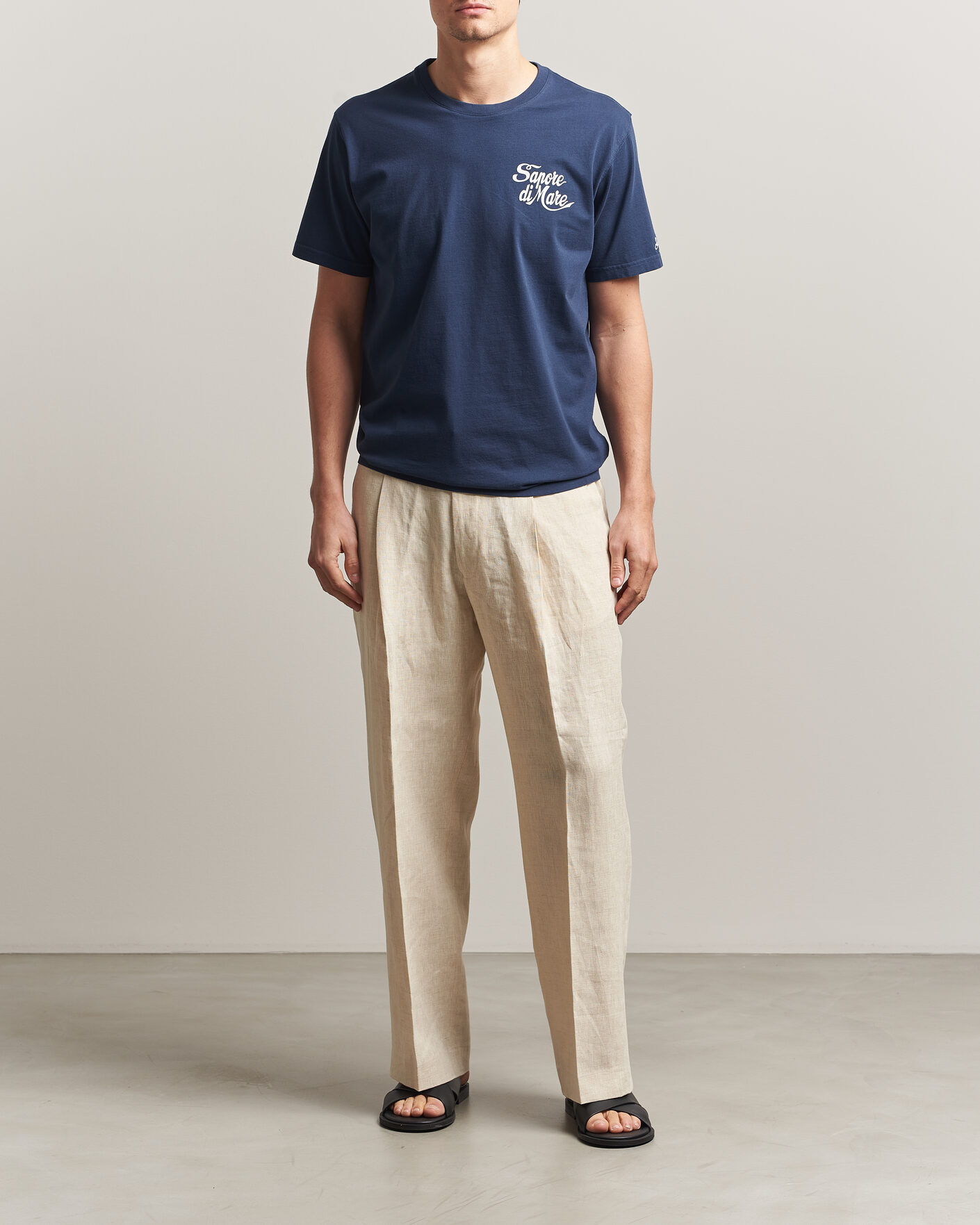 Hombres | Camisetas | MC2 Saint Barth | Printed Cotton T-Shirt Sapore Di Mare