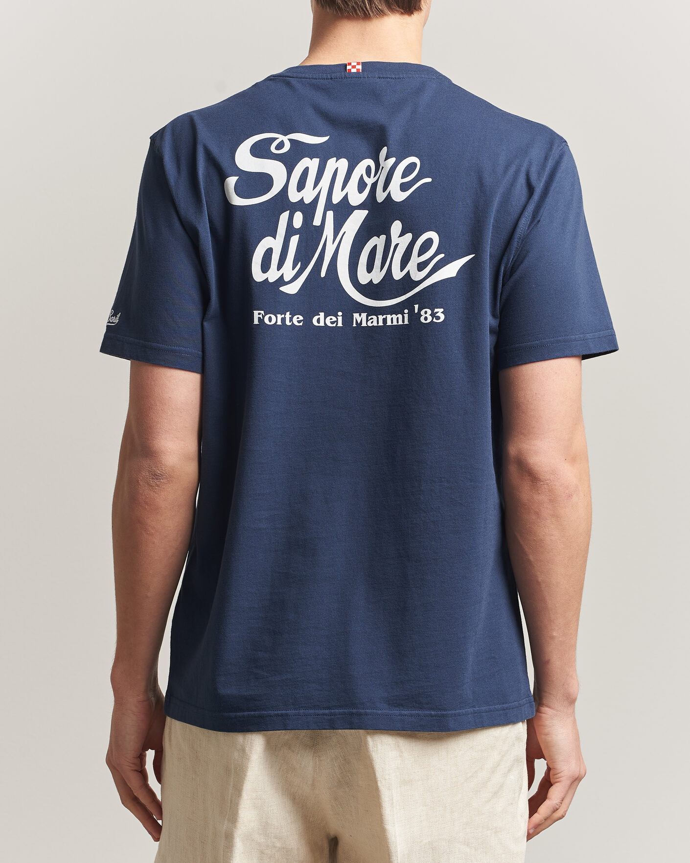 Hombres | Camisetas | MC2 Saint Barth | Printed Cotton T-Shirt Sapore Di Mare