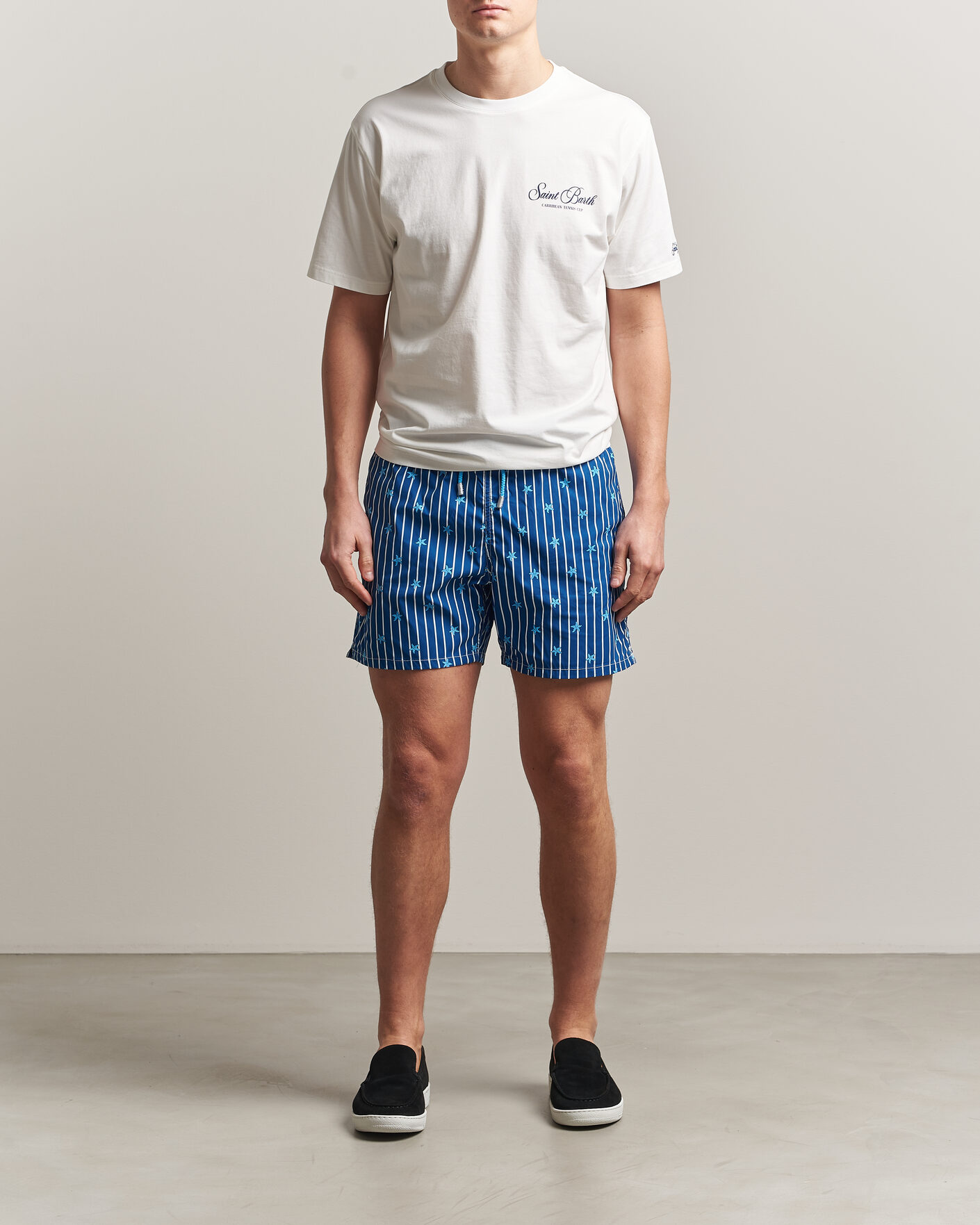 Hombres | Bañadores | MC2 Saint Barth | Printed Swim Shorts Blue Starfish