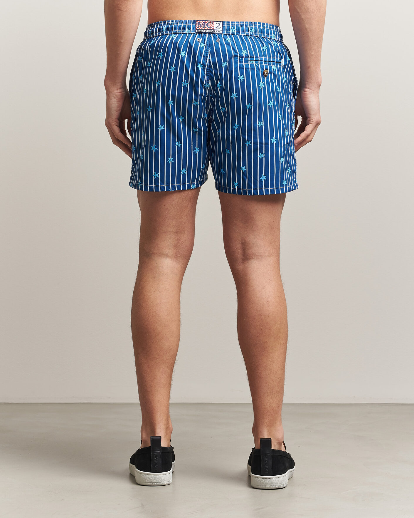 Hombres | Bañadores | MC2 Saint Barth | Printed Swim Shorts Blue Starfish
