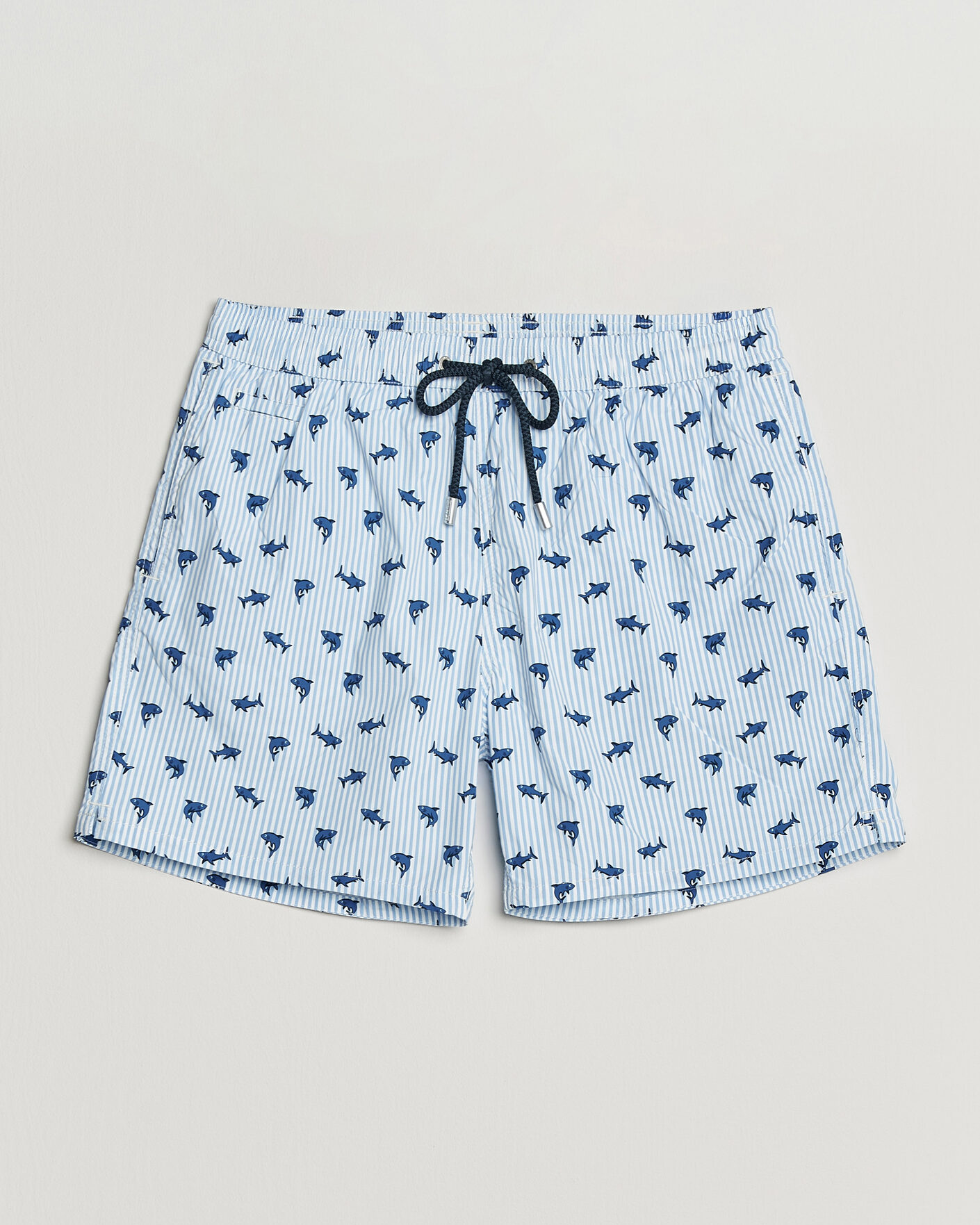 Hombres | Bañadores | MC2 Saint Barth | Printed Swim Shorts Blue Sharks