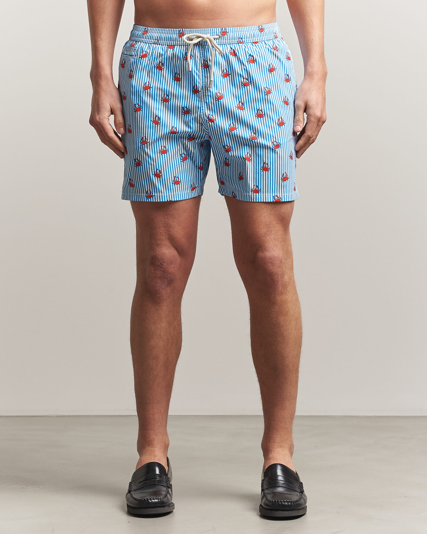 Hombres | Bañadores | MC2 Saint Barth | Printed Swim Shorts Blue Crabs