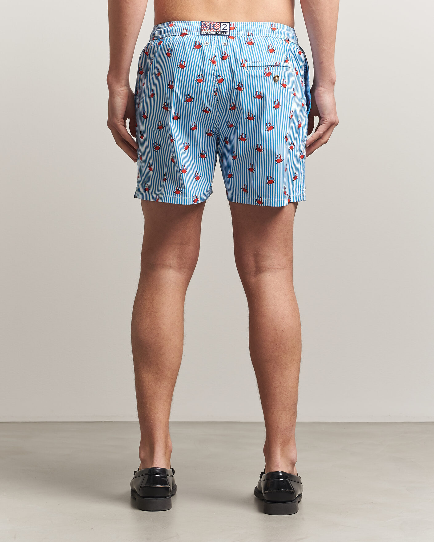 Hombres | Bañadores | MC2 Saint Barth | Printed Swim Shorts Blue Crabs