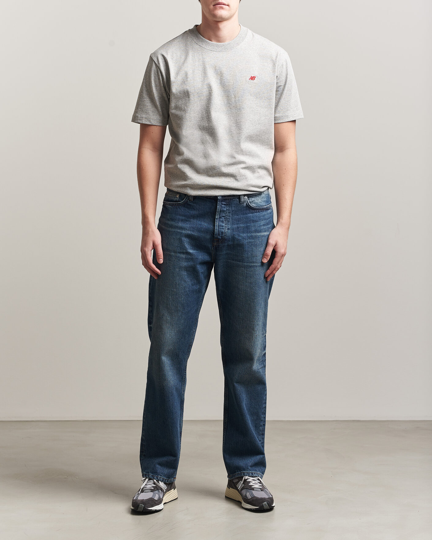 Hombres | Camisetas | New Balance | Made In USA Core T-Shirt Athletic Grey