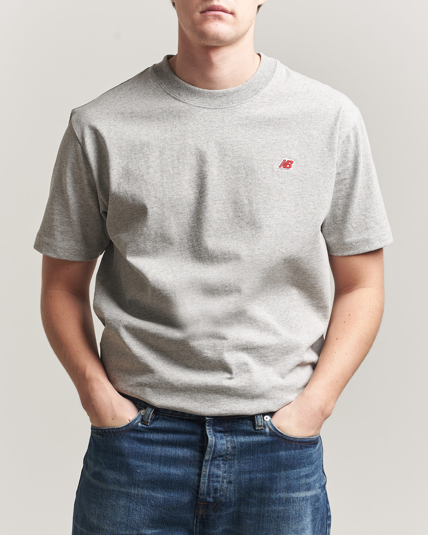 Hombres | Camisetas | New Balance Made In US & UK | New Balance Made In USA Core T-Shirt Athletic Grey
