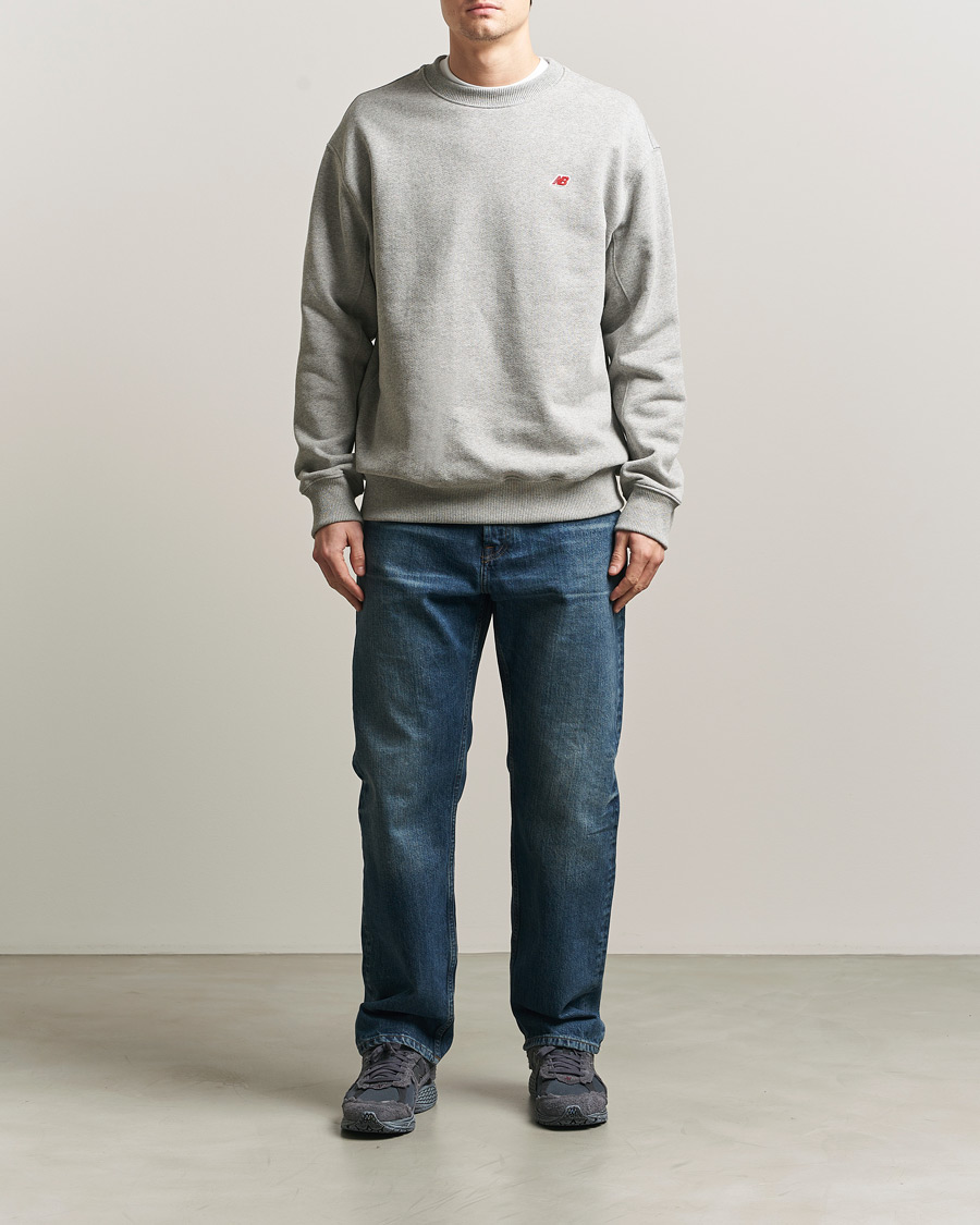 Hombres | Jerséis y prendas de punto | New Balance | Made In USA Core Sweatshirt Athletic Grey