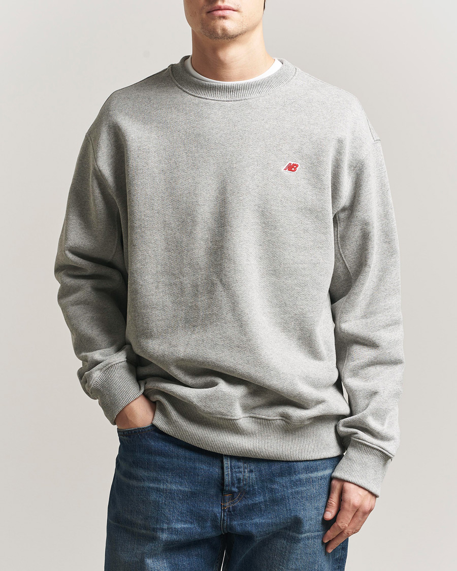 Hombres | Jerséis y prendas de punto | New Balance Made In US & UK | New Balance Made In USA Core Sweatshirt Athletic Grey