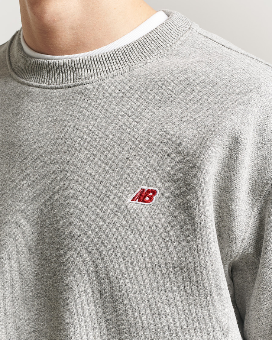 Hombres | Jerséis y prendas de punto | New Balance | Made In USA Core Sweatshirt Athletic Grey