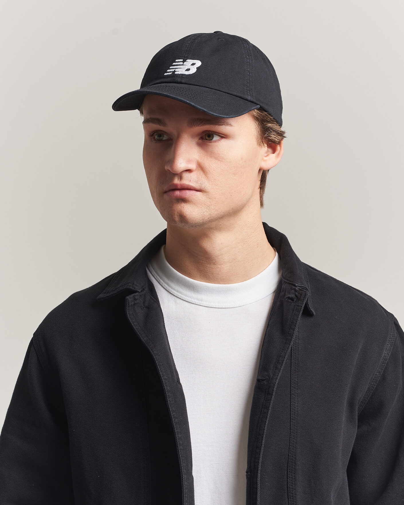 Hombres | Sombreros y gorras | New Balance | 6 Panel Logo Cap Black