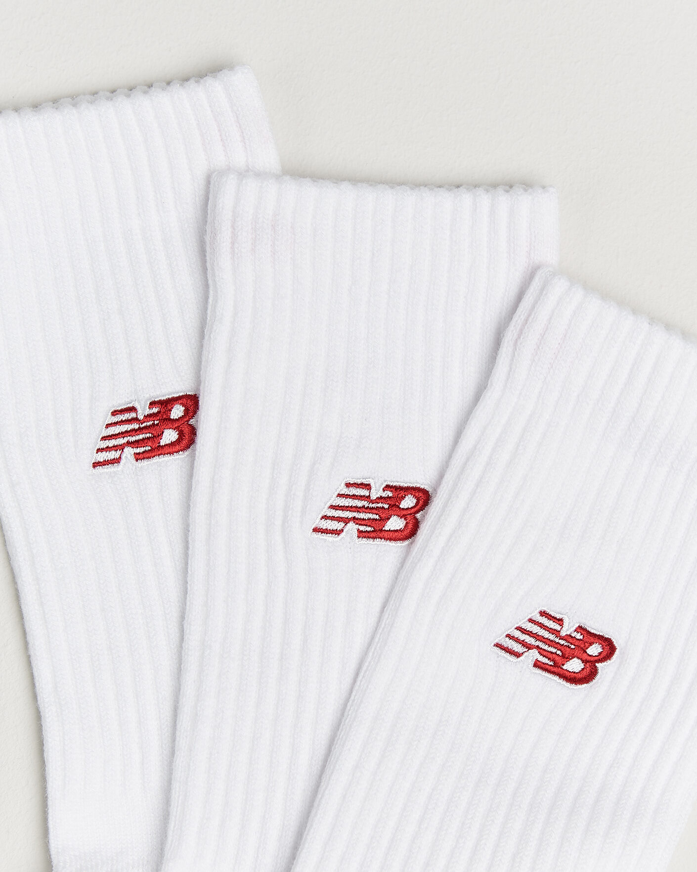 Hombres | Ropa interior y calcetines | New Balance | 3-Pack Active Premium Crew Socks White