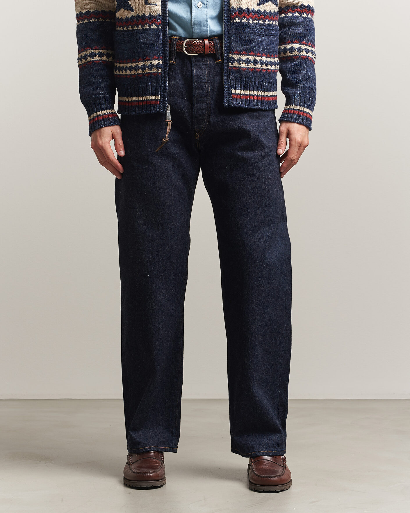 Hombres | Vaqueros | RRL | Vintage Fit 5-Pocket Denim East/West Rinse