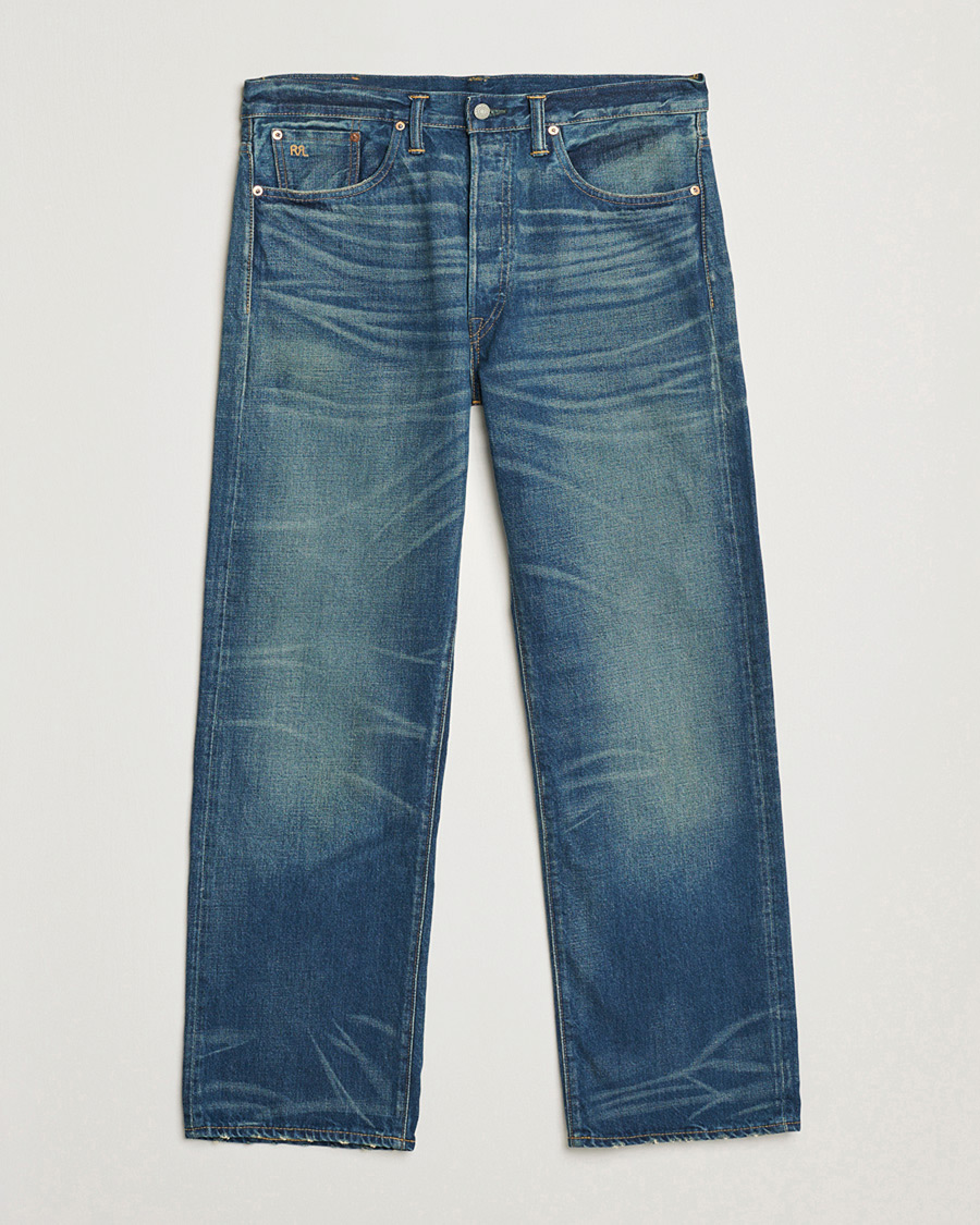 Hombres | Vaqueros | RRL | Vintage Fit 5-Pocket Denim Grandfalls Wash